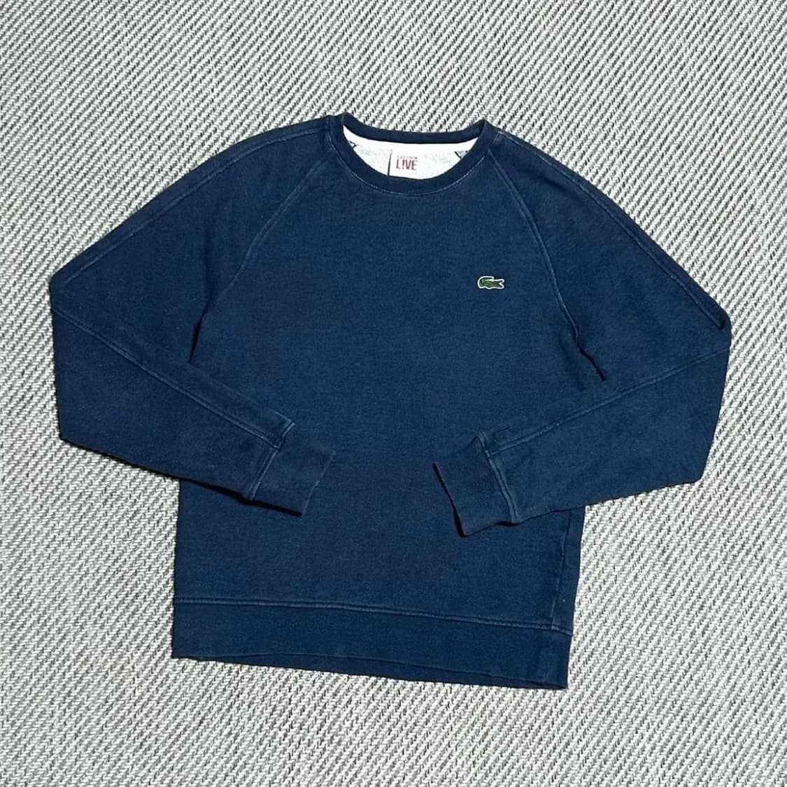 [S] Lacoste 라코스테 인디고 라운드 맨투맨 상품이미지2