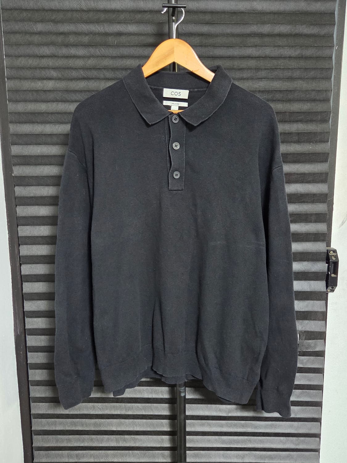 [코스] 릴렉스드 핏 니티드 폴로 셔츠 | 00214 상품이미지1