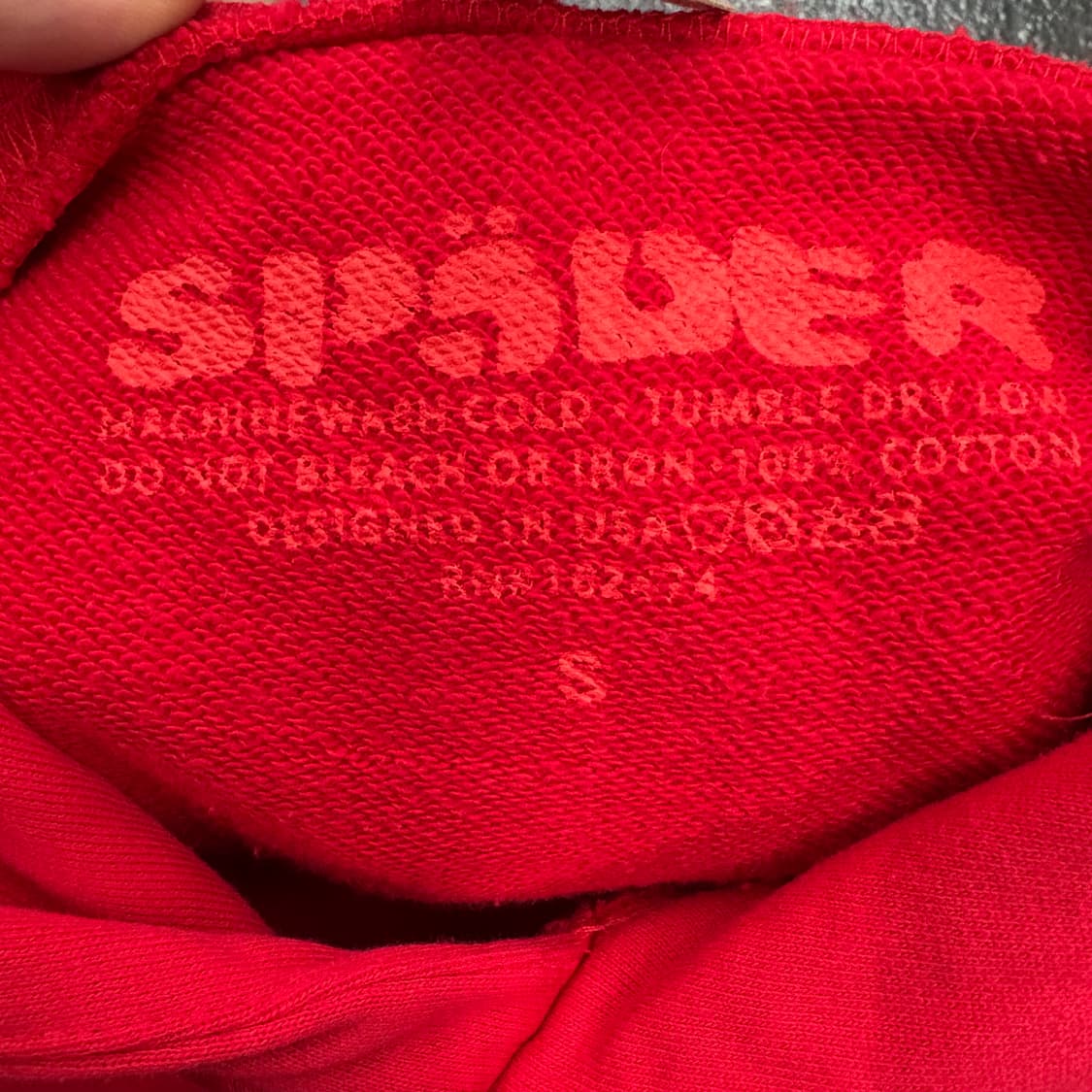 (95)스파이더 555 후드 상품이미지4