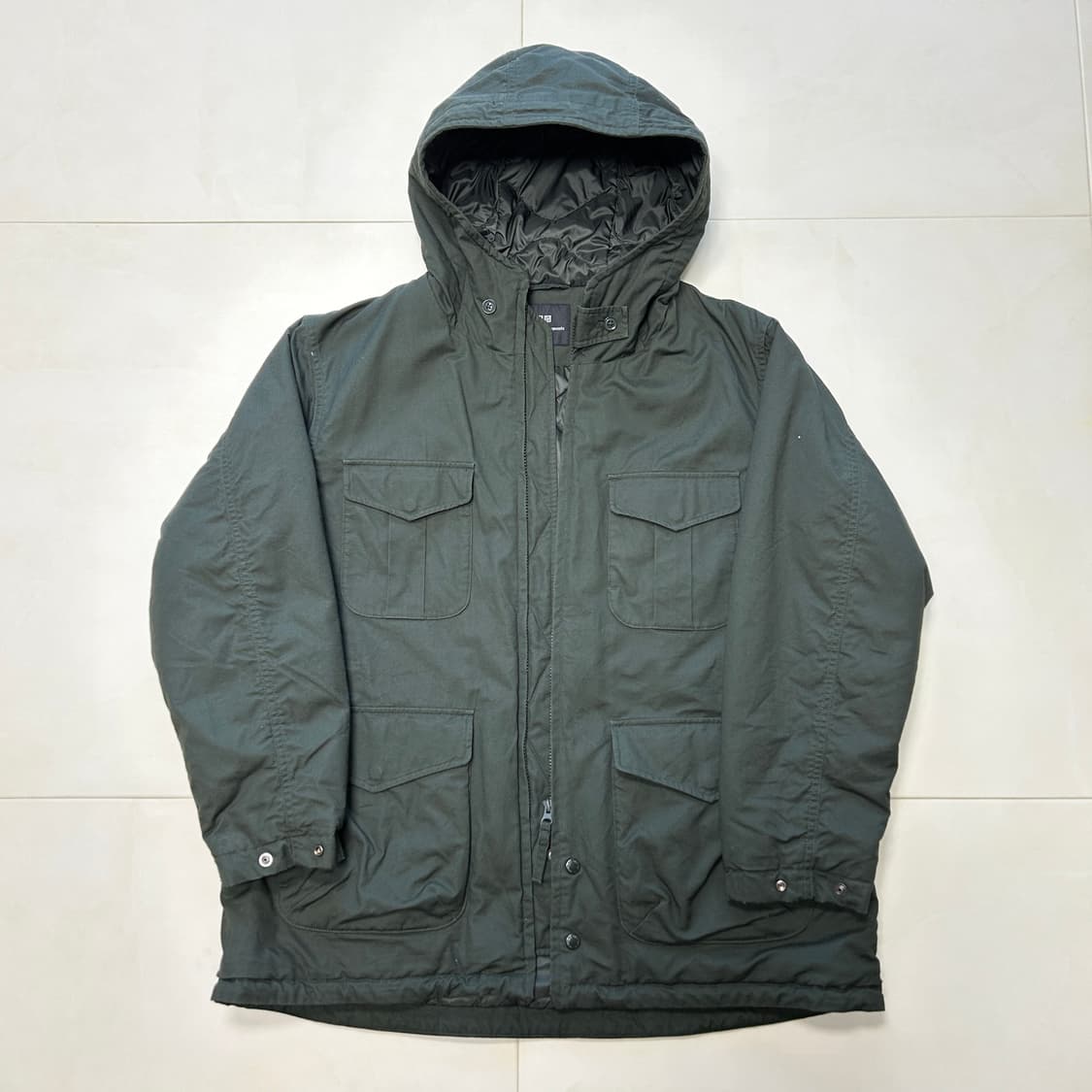 [L/라지] 유니클로 X 엔지니어드가먼츠 유틸리티 자켓 올리브  상품이미지1