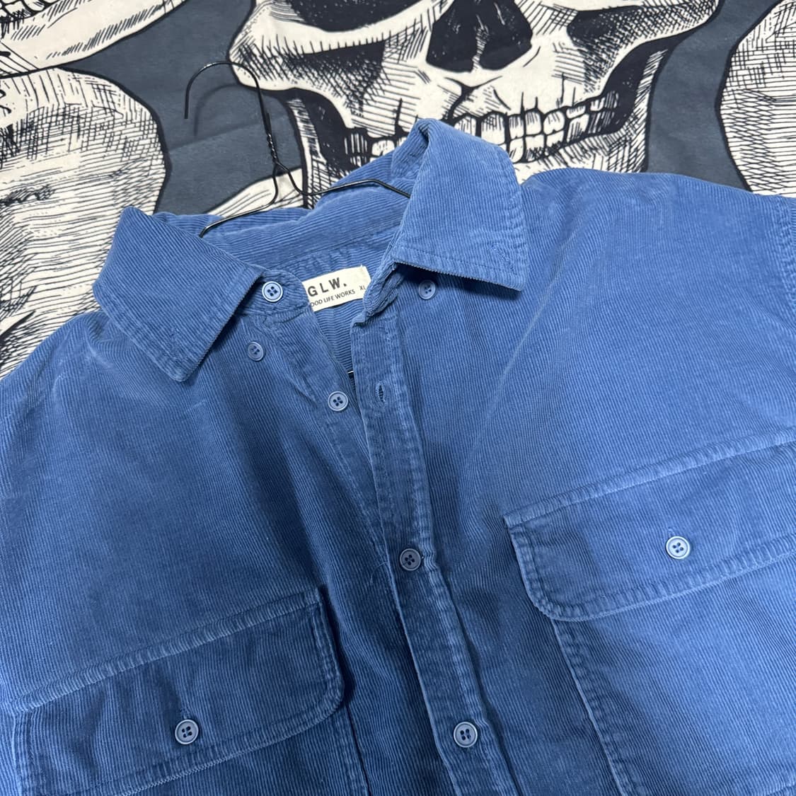 굿라이프웍스 코듀로이남방 XL사이즈 상품이미지2