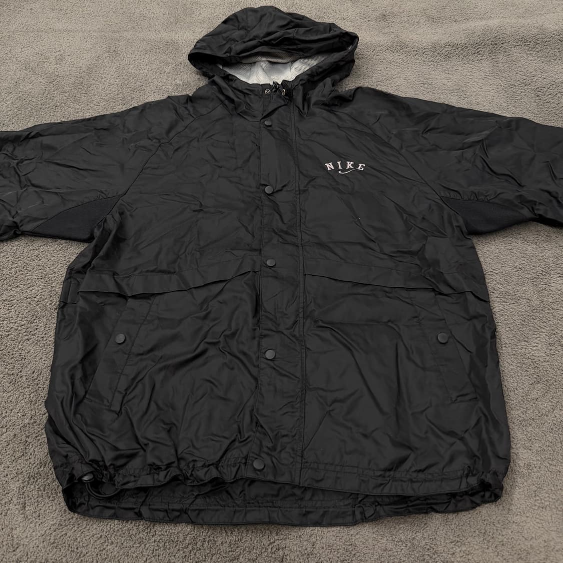 [ 정품/95 ] 90s 나이키 올드스쿨 빅로고 바람막이 자켓 상품이미지2