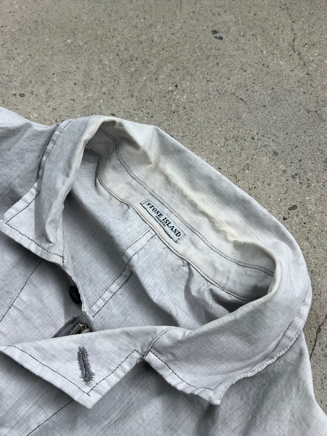 스톤아일랜드 00s 와펜 레지나토 셔츠 자켓 상품이미지9