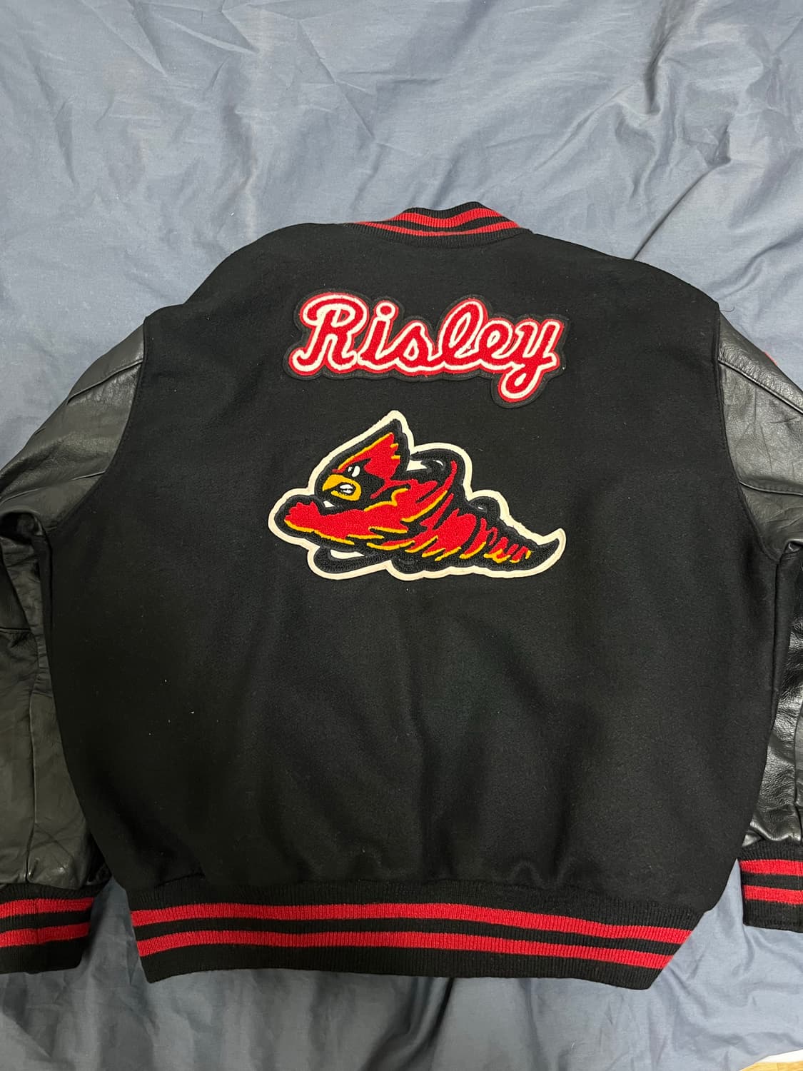 USA 빈티지 패치 바시티 105-110 라프시몬스 세인트미카엘 상품이미지2