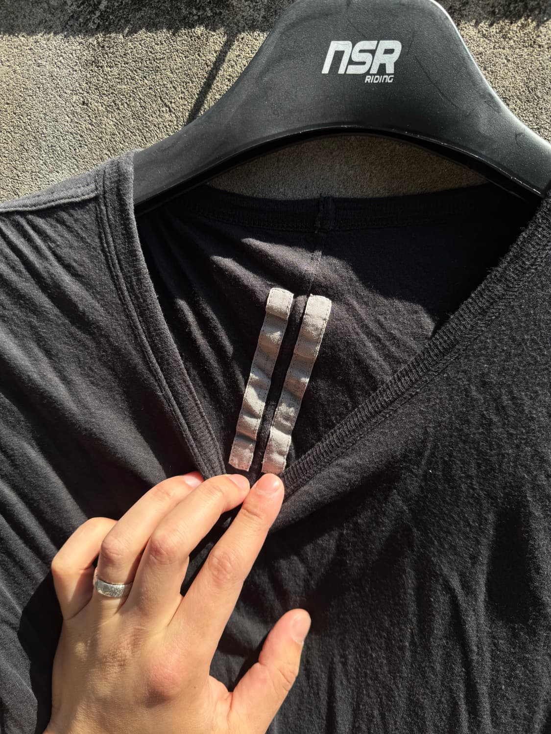 21ss Rick Owens Double Layer Short T  상품이미지3