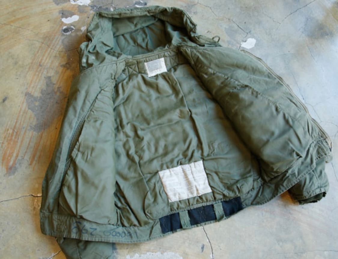 [L] 70's 캐나다군 AFV crew 탱커 자켓 상품이미지3