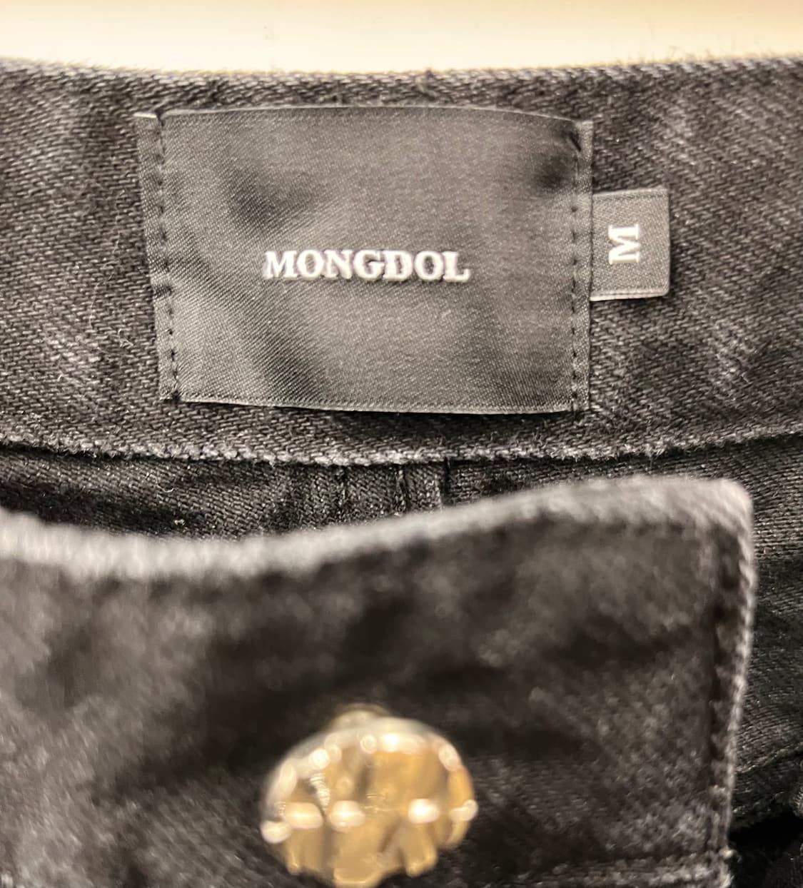 몽돌 MONGDOL 플레어 데님 팬츠 M 상품이미지2