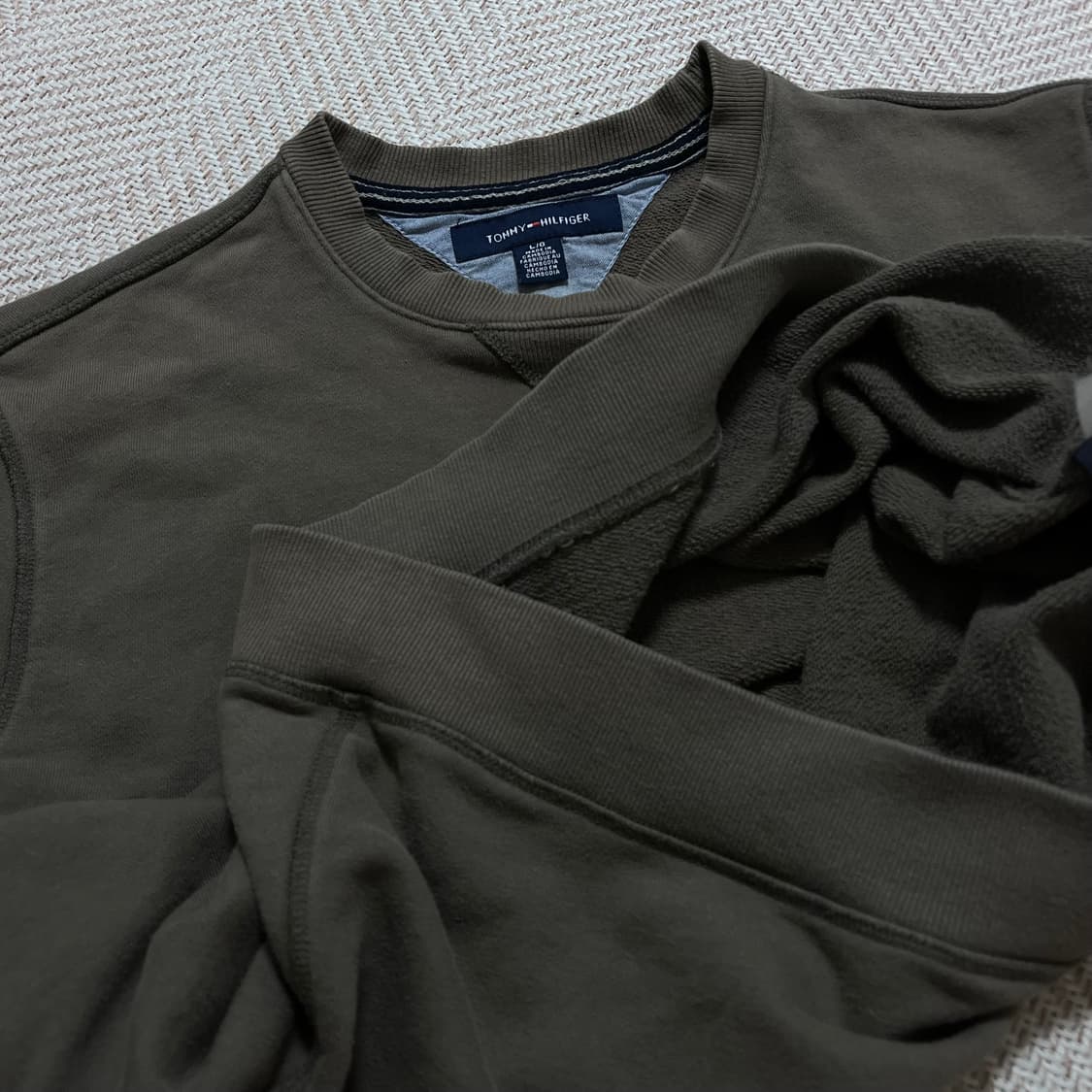 [정품] 타미 카키 맨투맨 [ L ] 상품이미지6