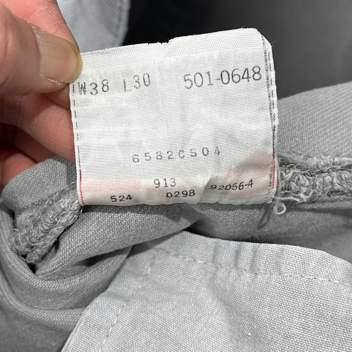 usa 리바이스 501 그레이 데님팬츠 s08863 상품이미지8