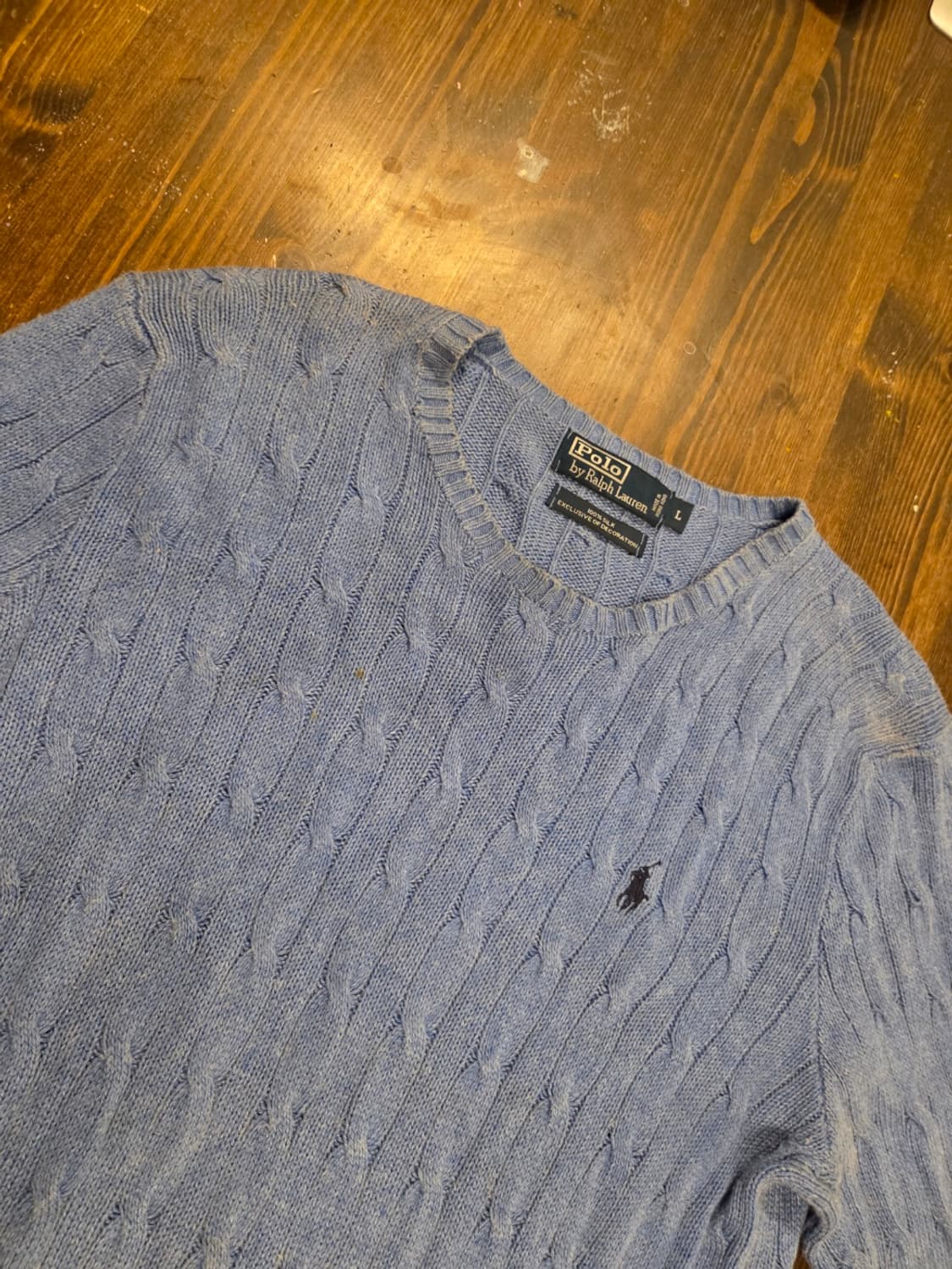 폴로랄프로렌 실크 케이블니트 상품이미지2