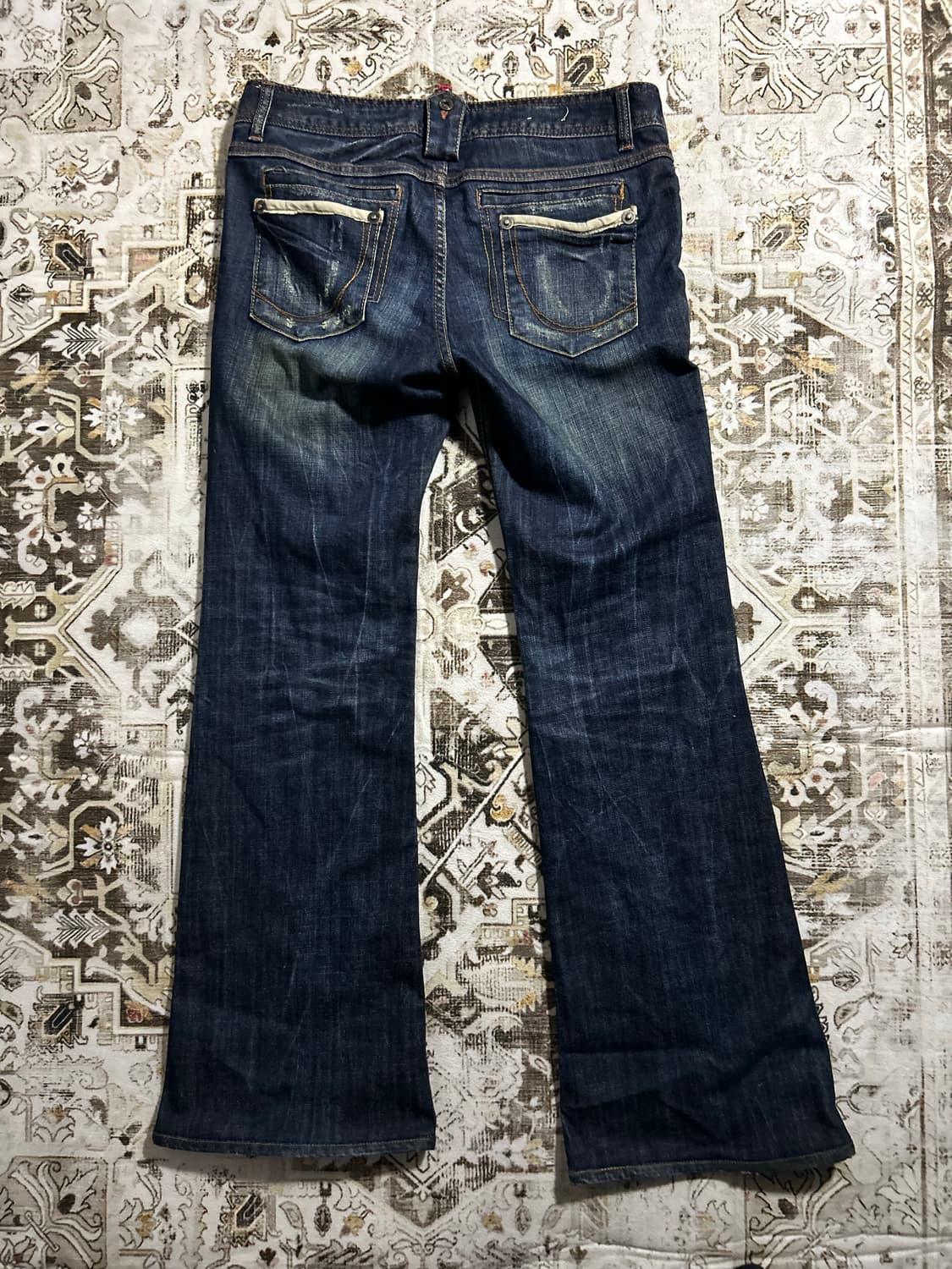 y2k pocket detailed bootscut denim 상품이미지6