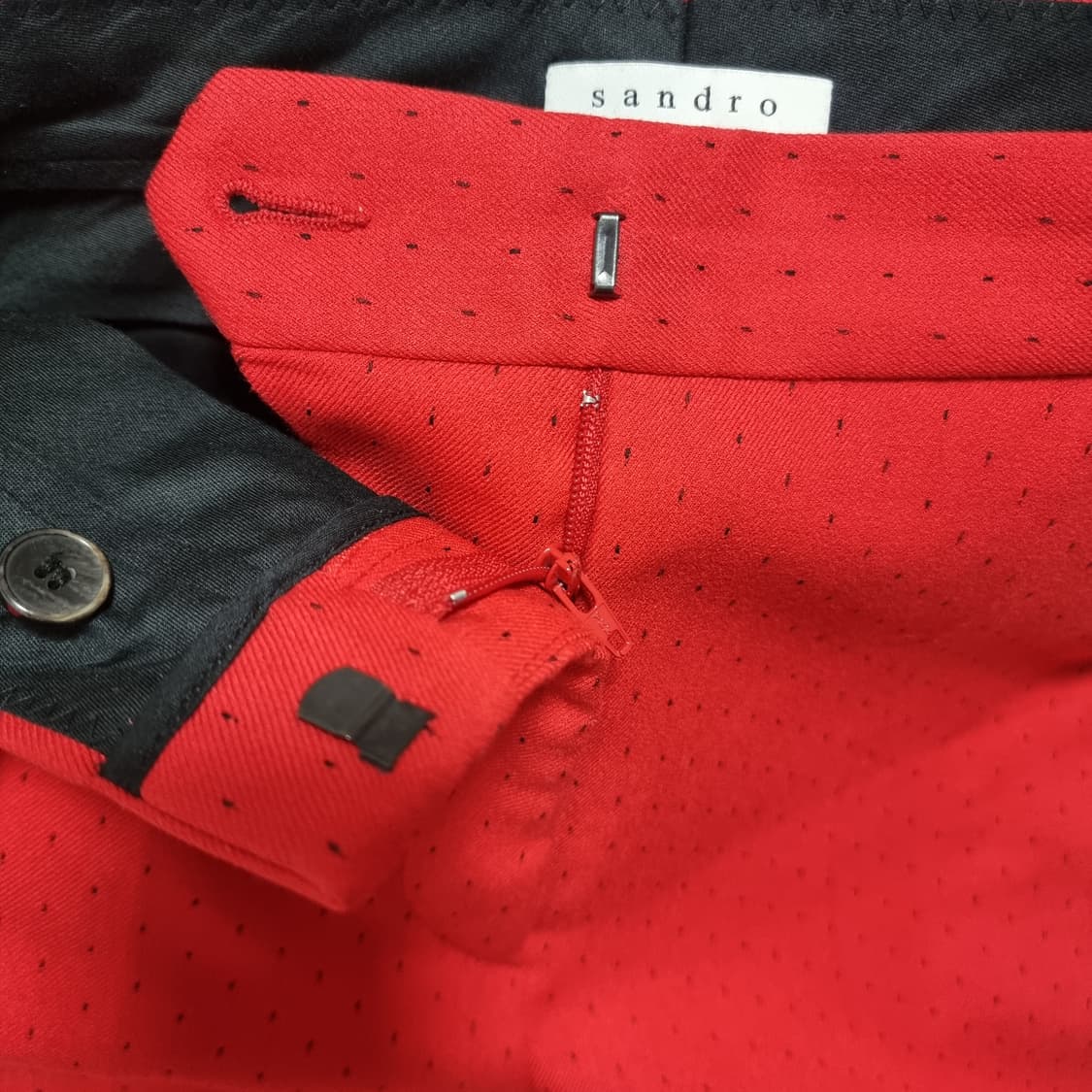 산드로 Sandro 와이드 부츠컷 팬츠 바지 (55쯤/표기36) 상태완벽 상품이미지9