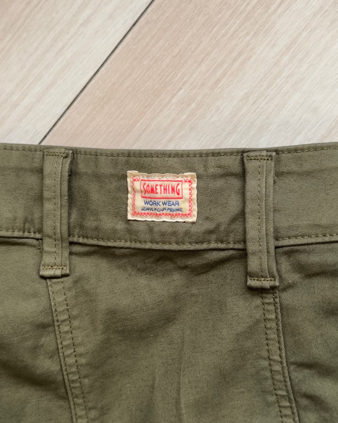 [SOMETHING] Olive Cargo Trousers 상품이미지6