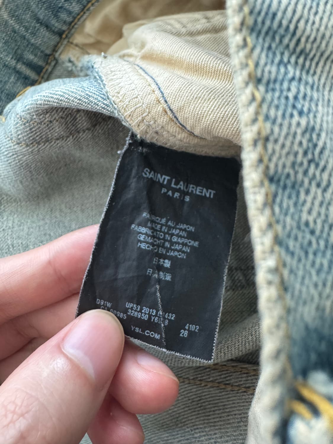 생로랑 13fw 무파진 693B 28사이즈 상품이미지4