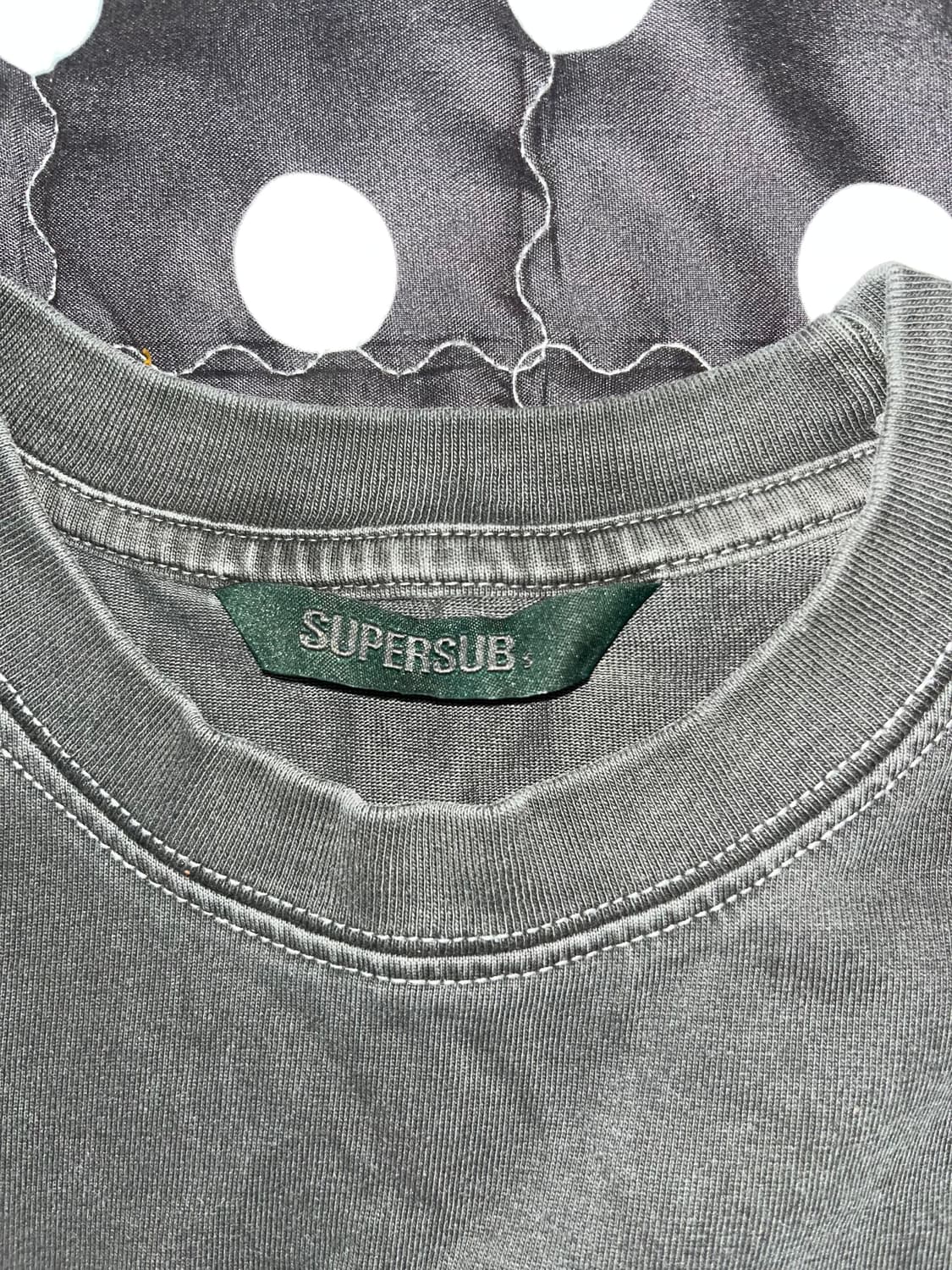 supersub 빈티지 워싱 티셔츠 프린팅 반팔 스트릿 상품이미지4