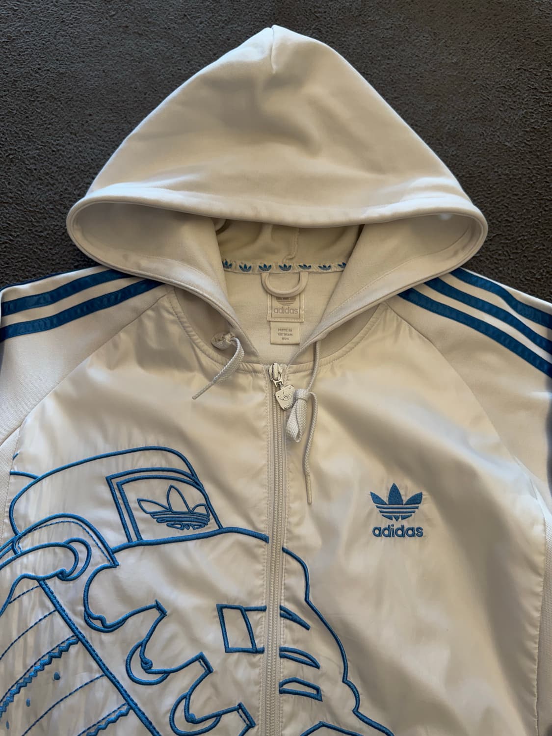 아디다스 올드스쿨 슈퍼스타 후디 져지 유니크 처분  상품이미지2