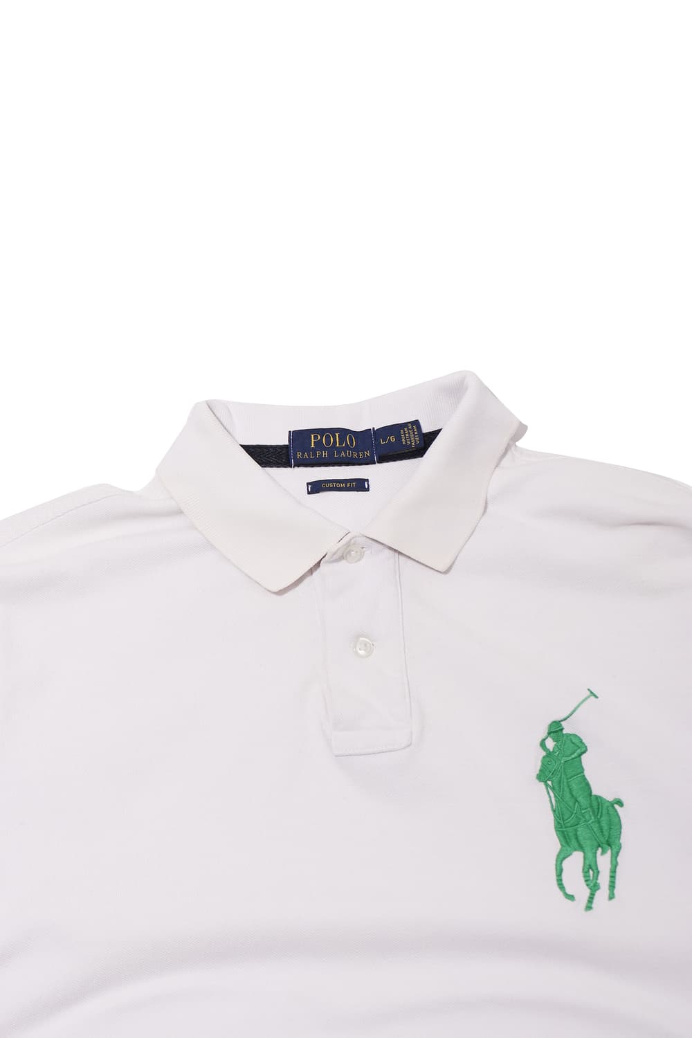 폴로랄프로렌 빅포니 배색 폴로 반팔 카라티 size L 상품이미지3