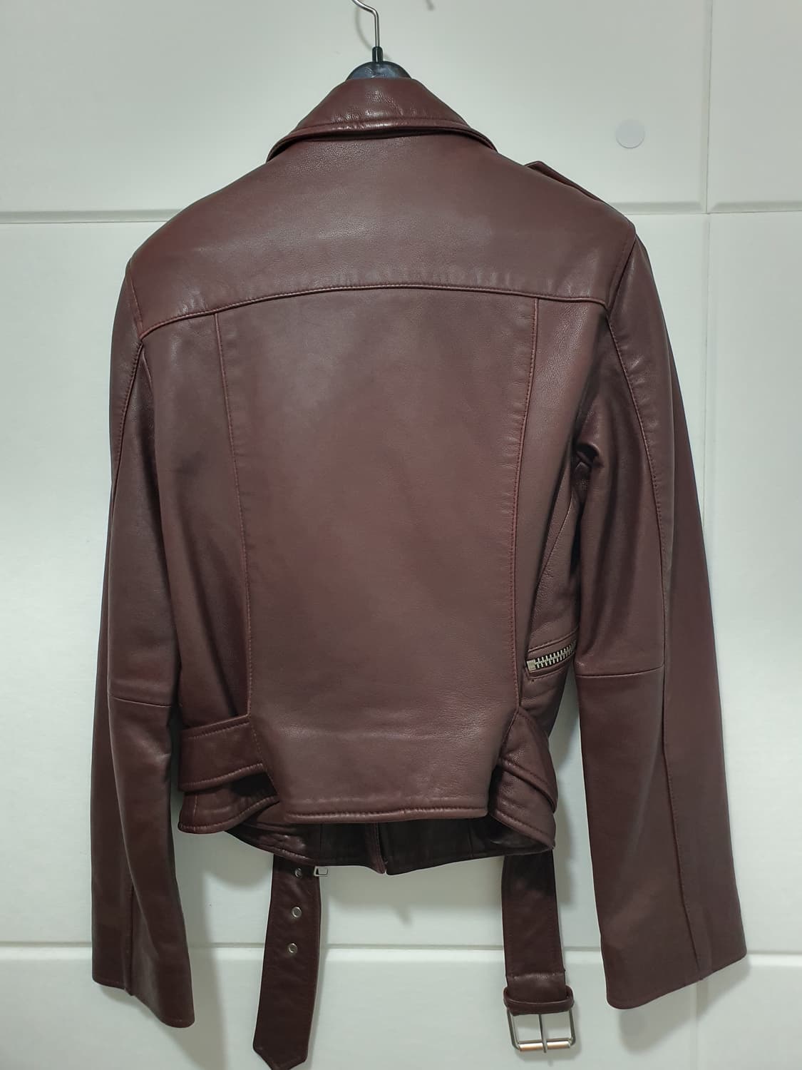 올세인츠 발펀 바이크 가죽 자켓 사이즈 EU32
 상품이미지8