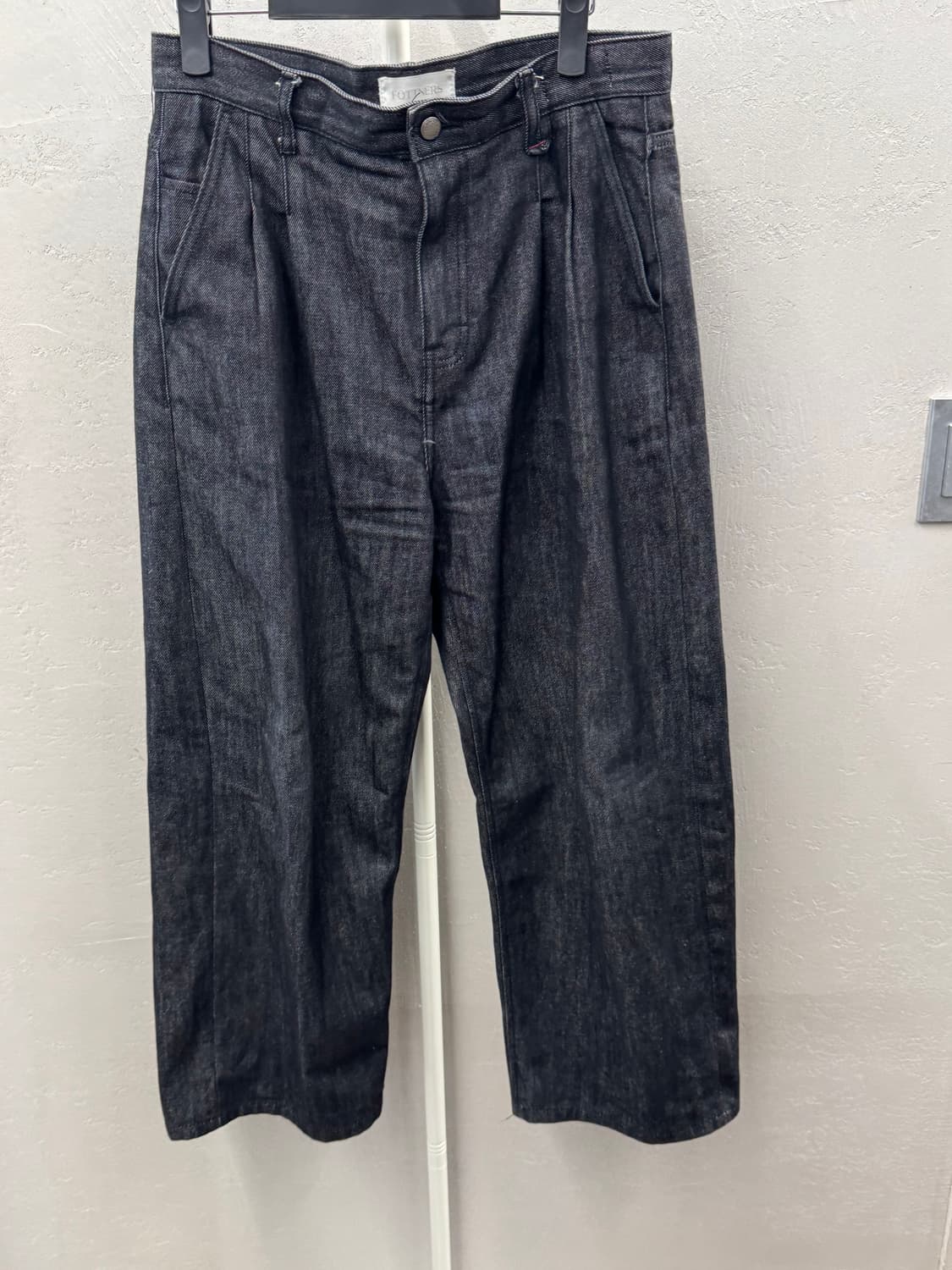 FOTTNERS 투턱 와이드 데님 M 상품이미지2