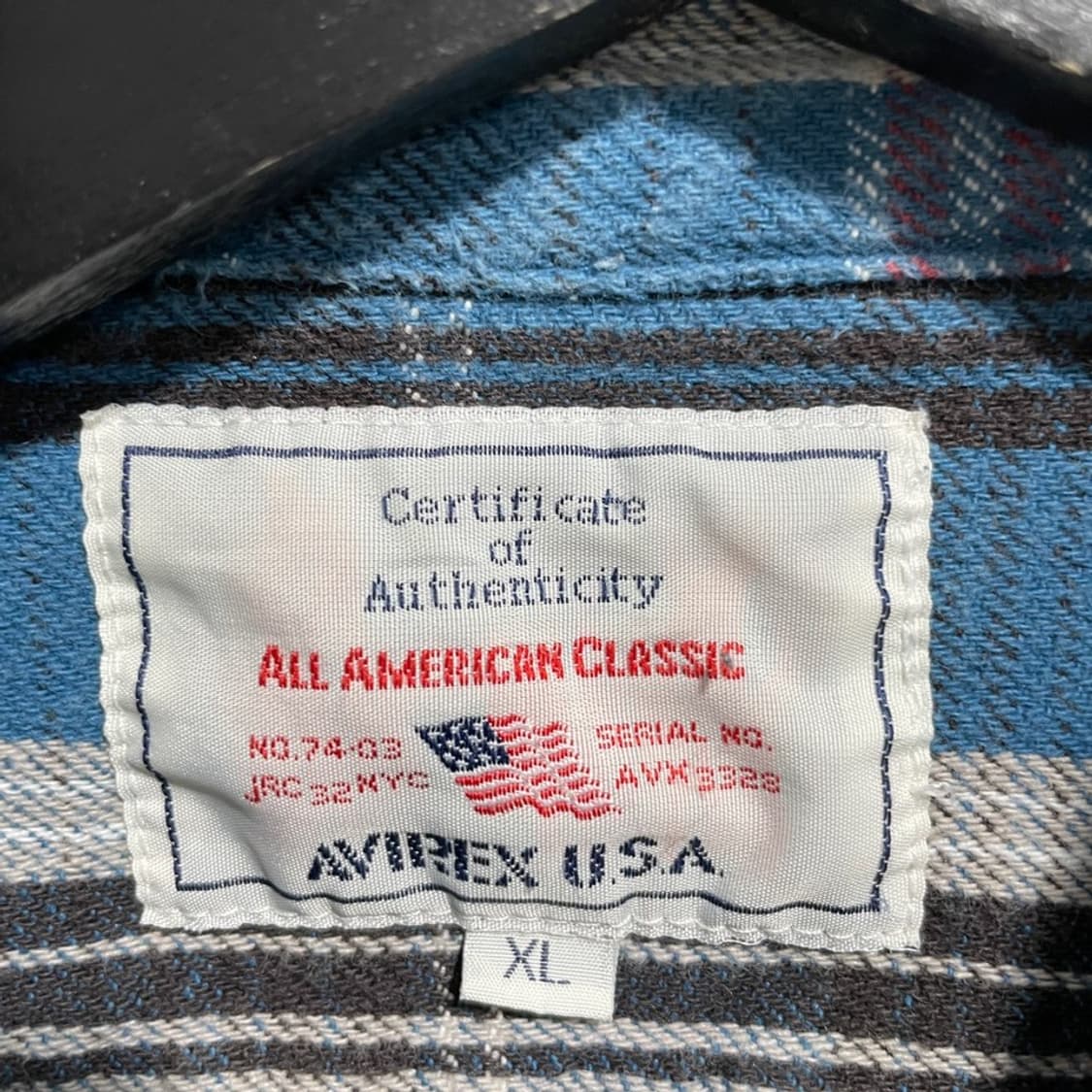 usa 아비렉스 헤비 체크 셔츠 상품이미지5