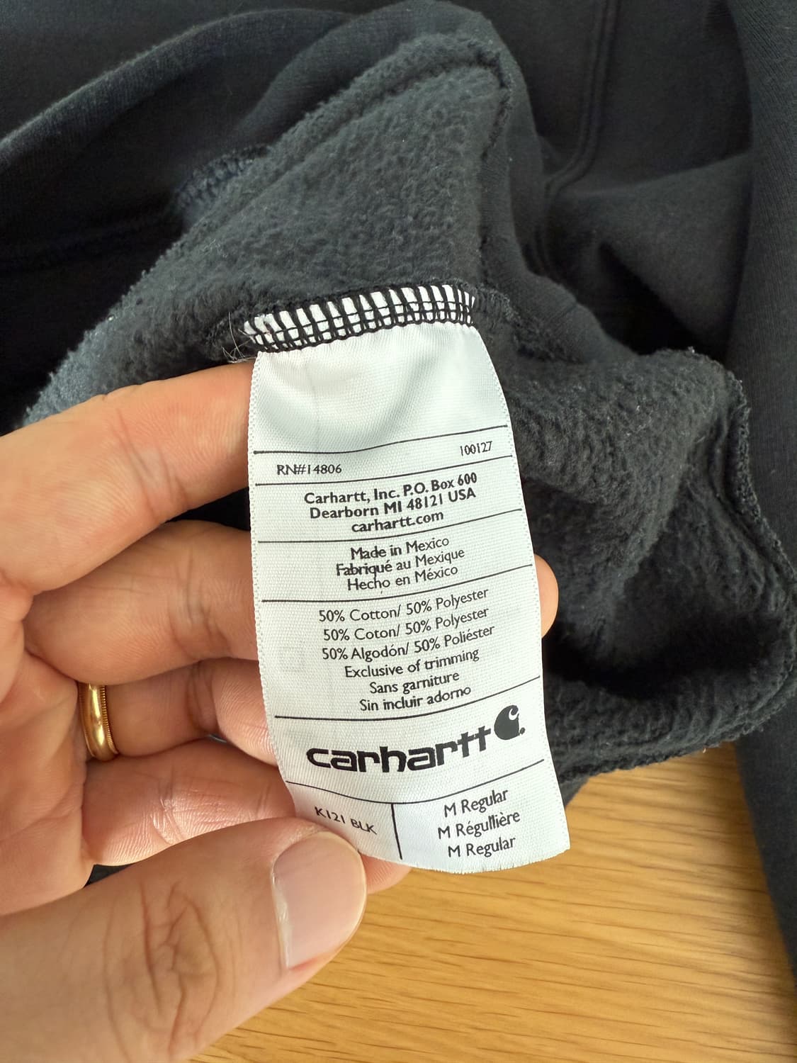 칼하트(Carhartt) 써멀 후드(MEXICO) 상품이미지7