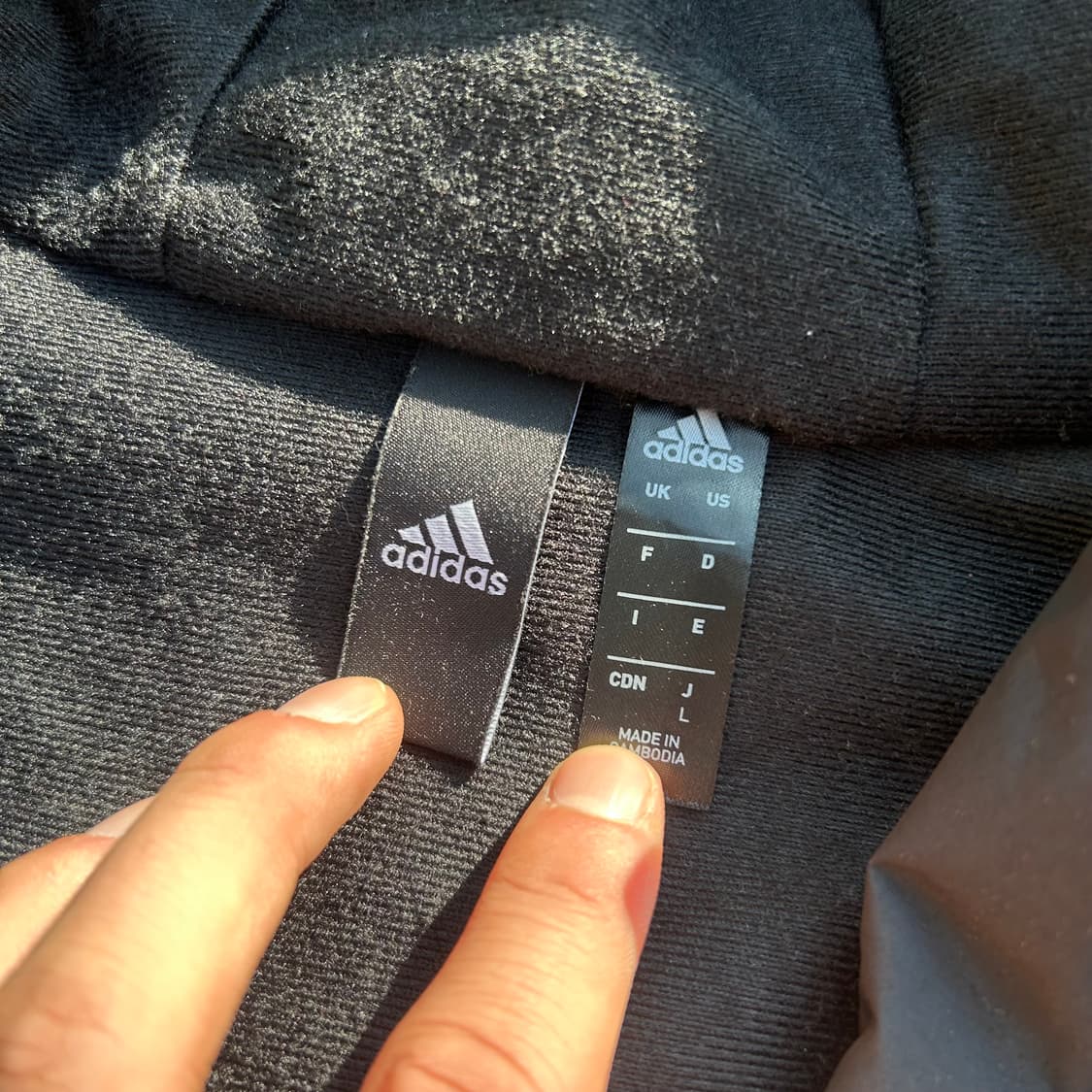 아디다스 블랙 후드 바람막이 자켓 상품이미지4