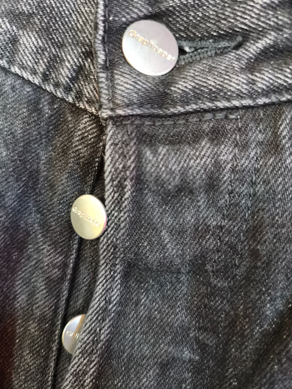 그라프페이퍼 셀비지 와이드 스트레이트 데님 팬츠 판매합니다 상품이미지6