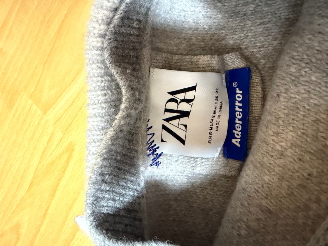 자라 아더에러 니트 s-m see 상품이미지4