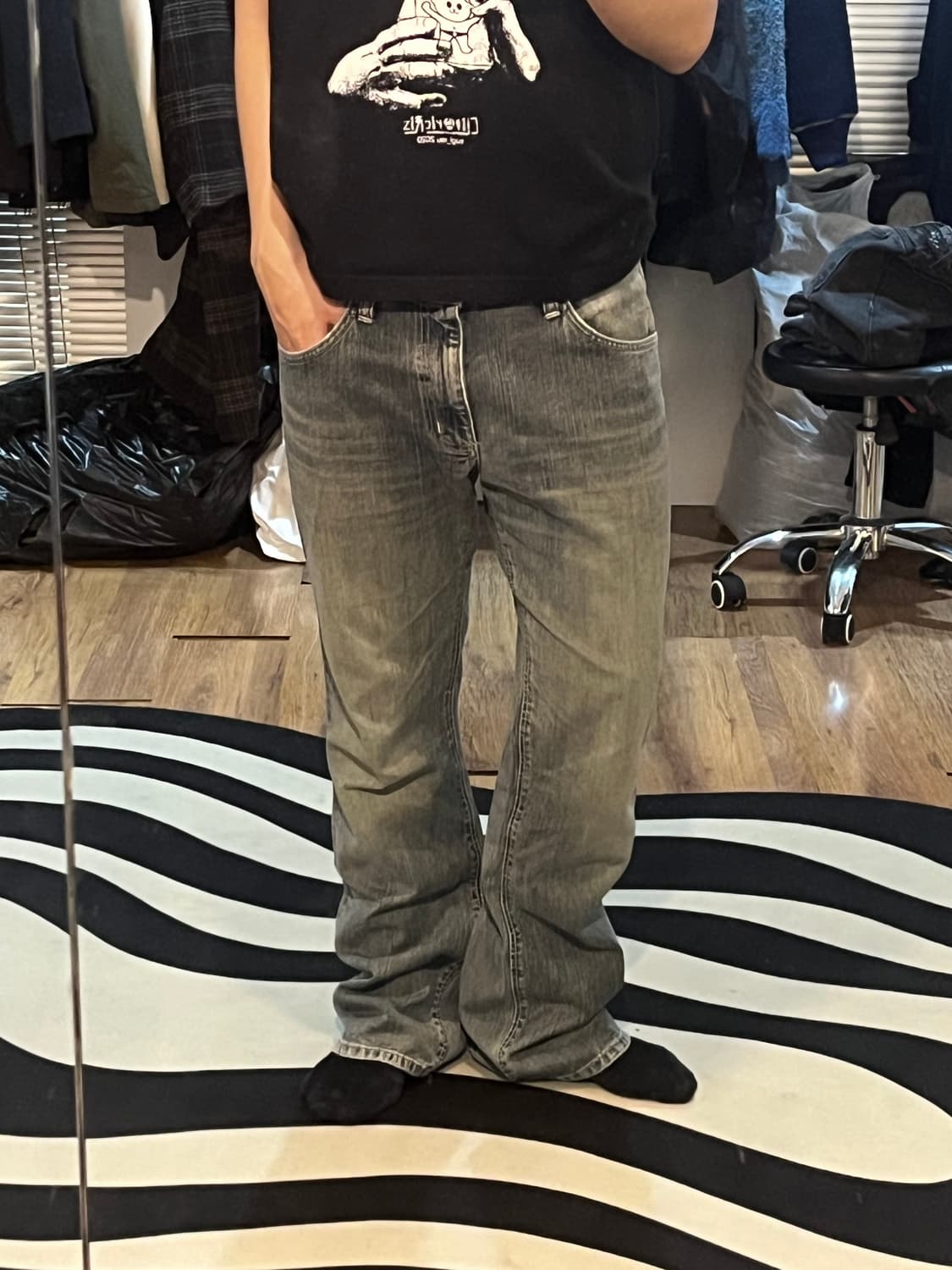 랭글러 세미 부츠컷 데님팬츠 상품이미지7