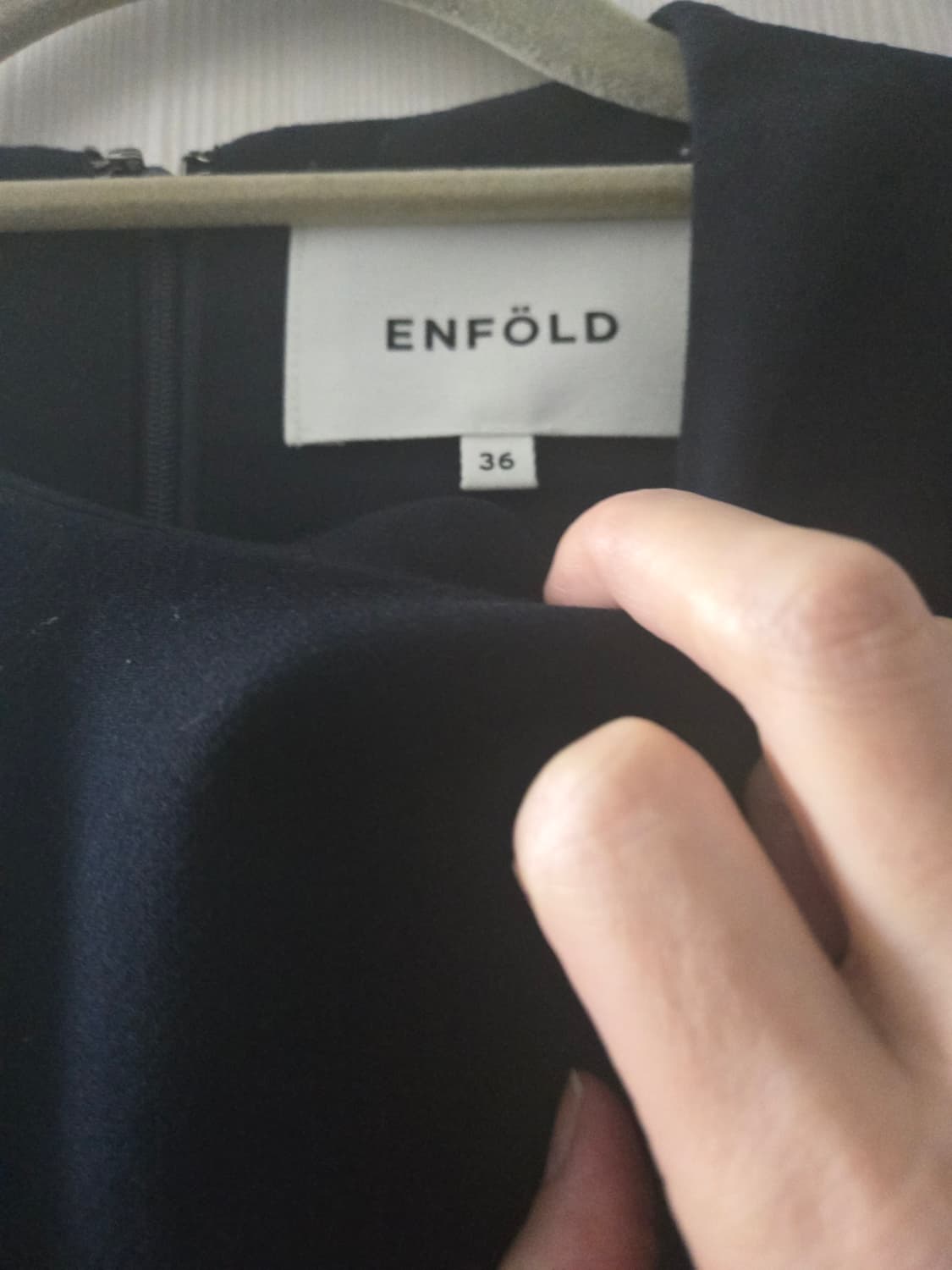 ENFOLD 원피스 블랙 36 상품이미지9