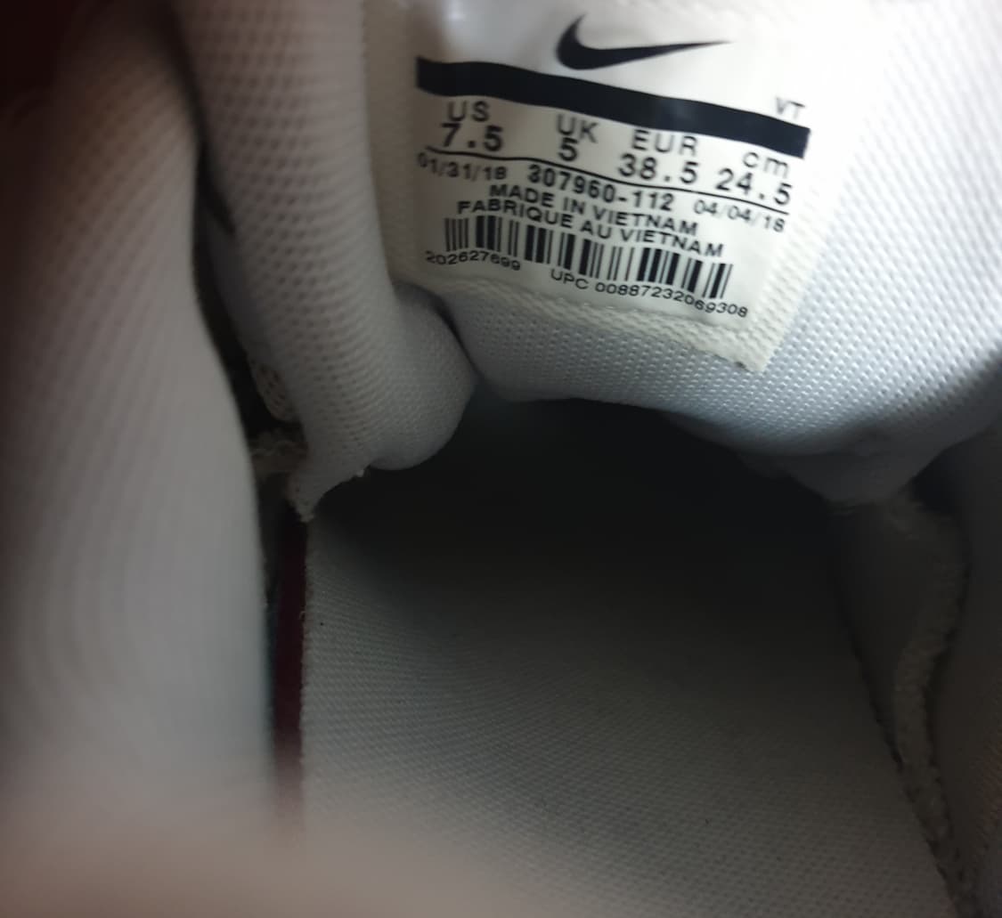 나이키 에어맥스95 유벤투스 2018 스니커즈 검횐 (245) 상품이미지7