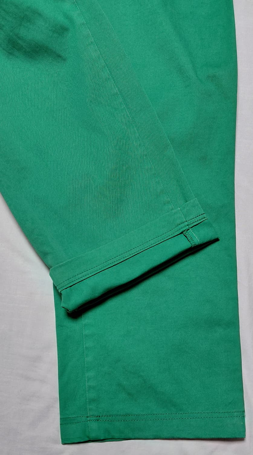 [정품] 휴고보스 Finlay-D 슬림핏 8~9부 면바지 (그린/36) 상품이미지4