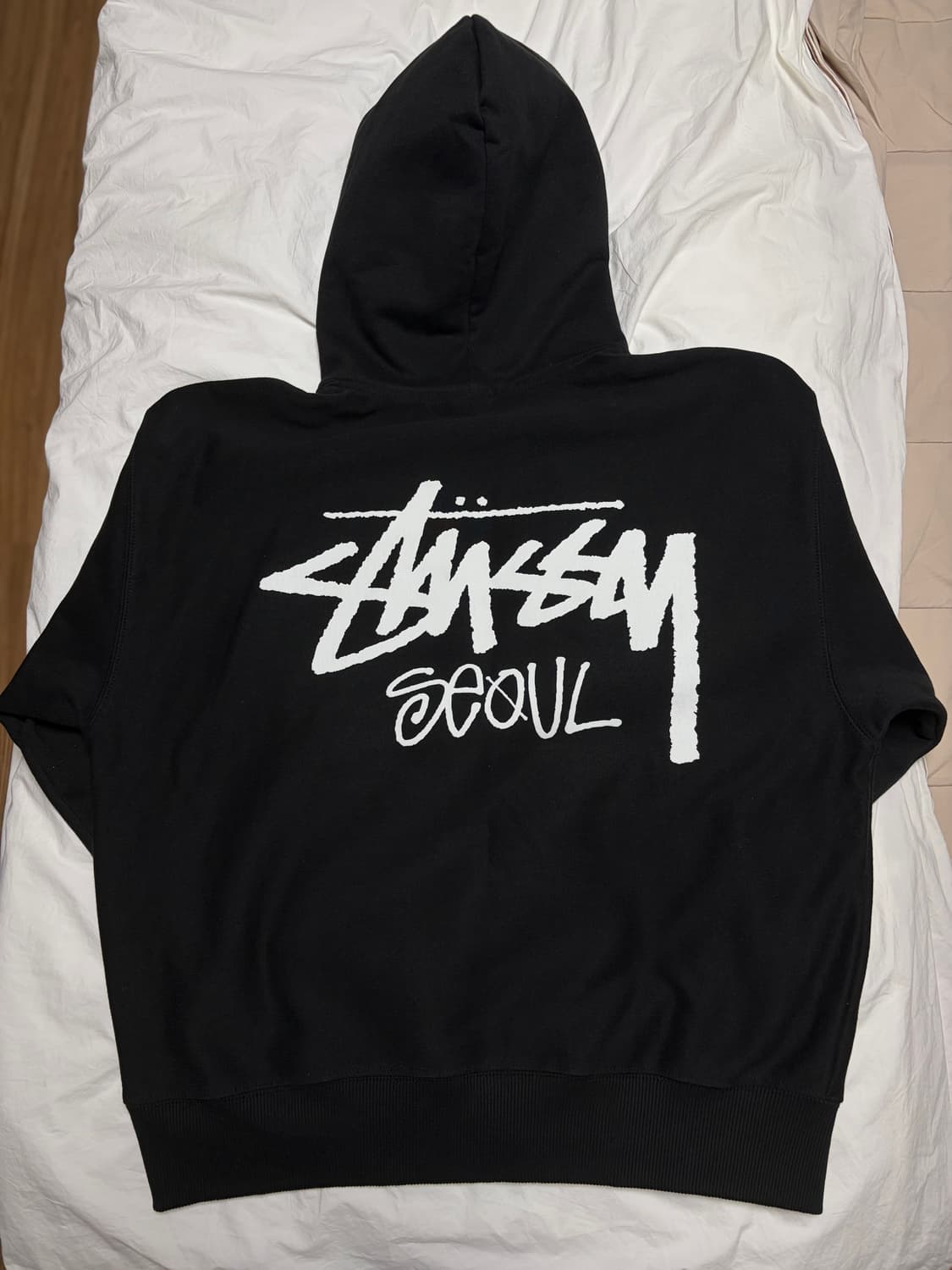 스투시 서울 후드티 블랙 m 상품이미지2