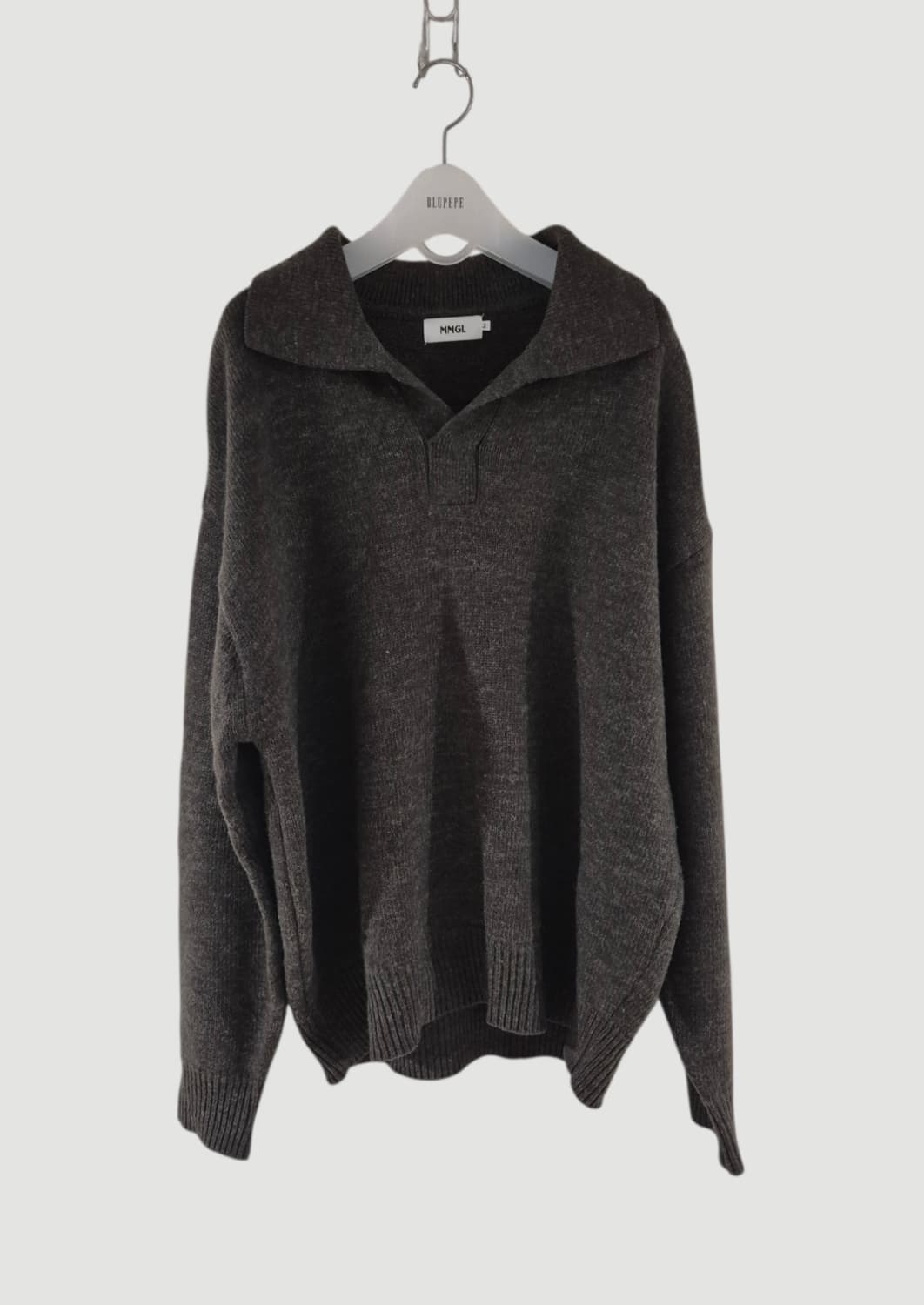 [105~110]MMGL엠엠지엘 울 캐시미어 니트 스웨터 상품이미지1