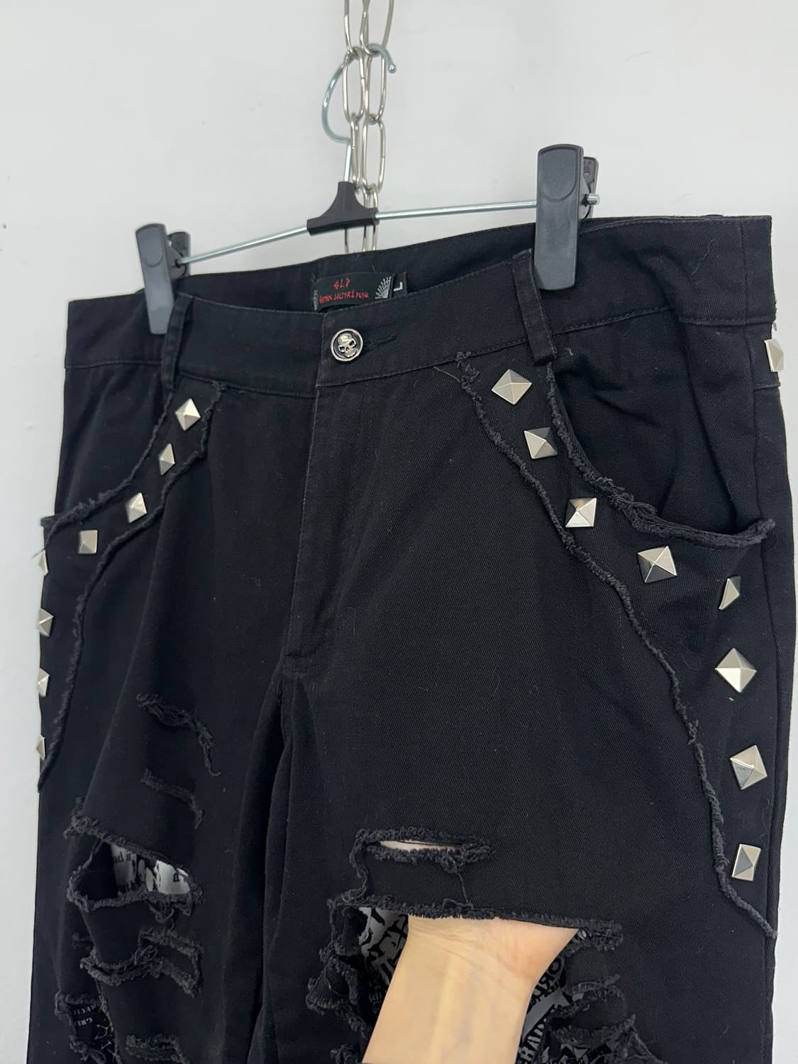 GLP Studded Distressed Punk Pants 상품이미지6