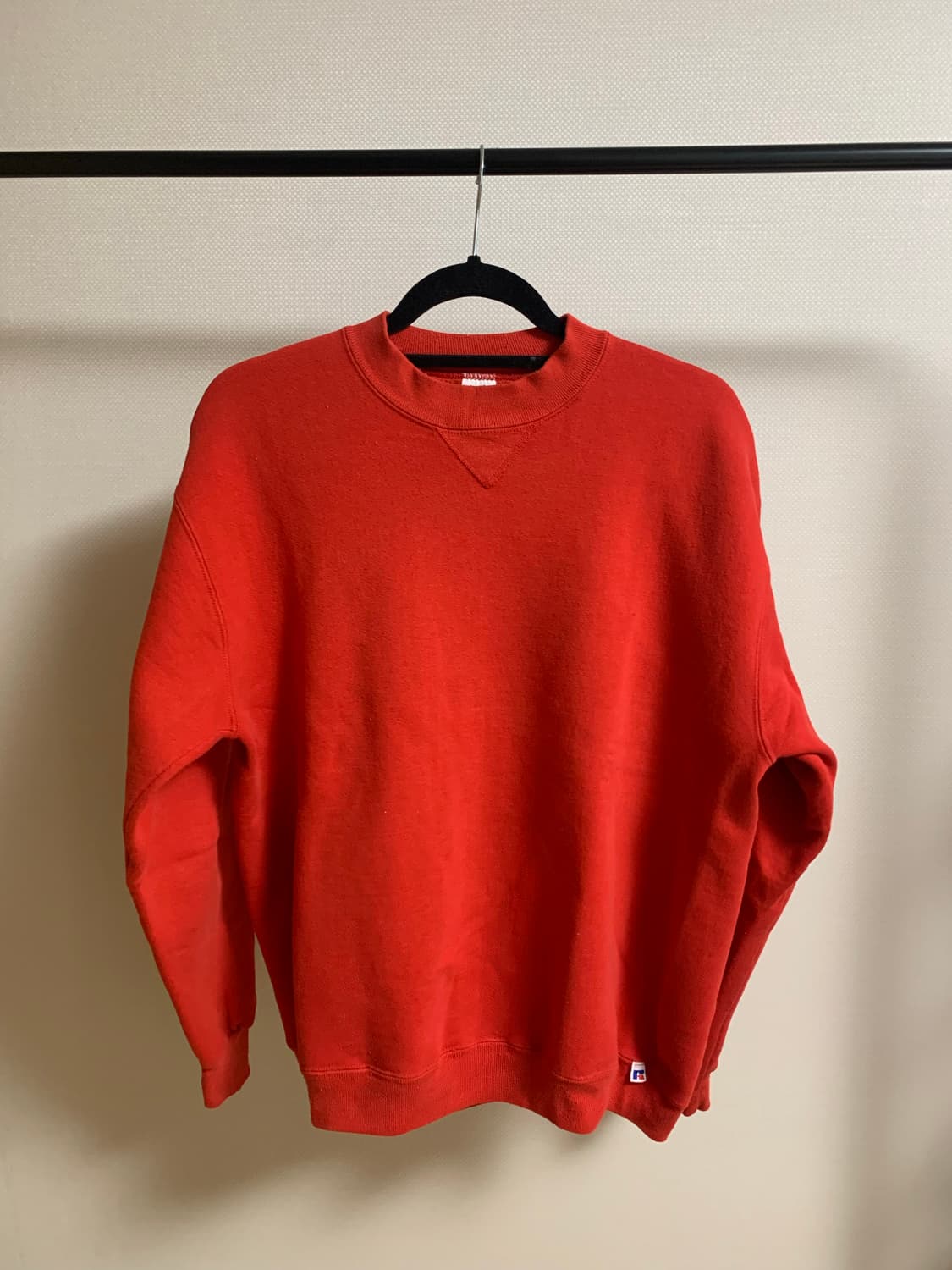 빈티지 80s USA 러셀 레드 스웻셔츠 상품이미지1