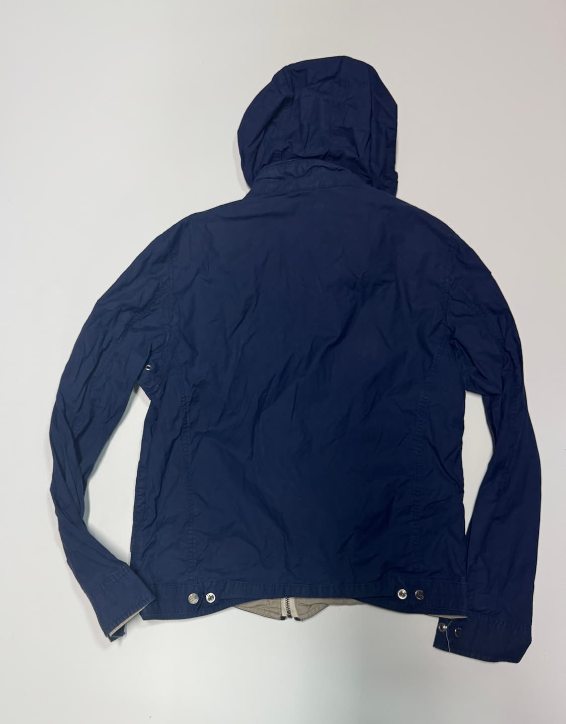 여성 헨리코튼 클래식 면 후드 자켓 네이비 상품이미지2