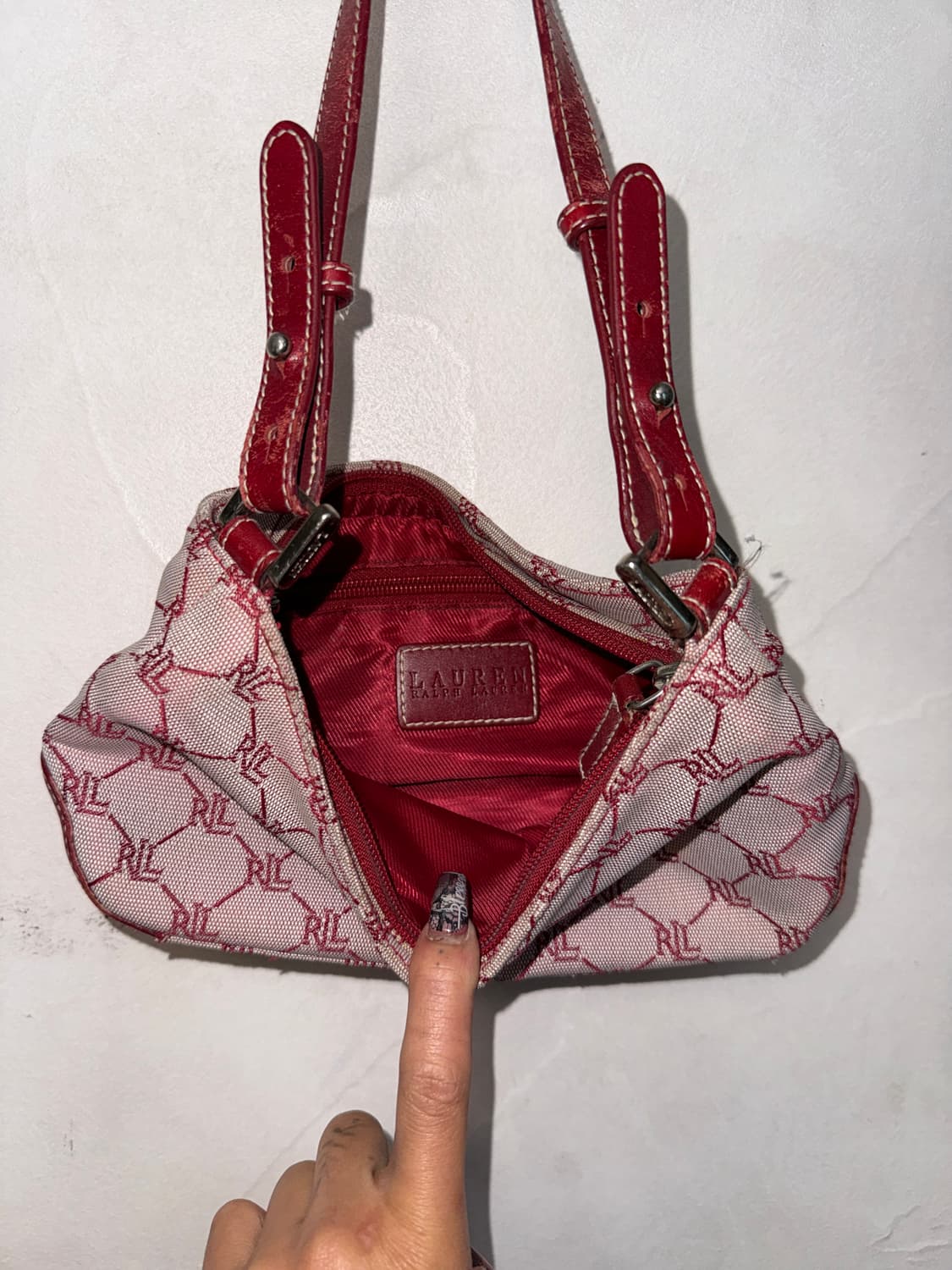 Ralph Lauren red logo mini shoulder bag 상품이미지5