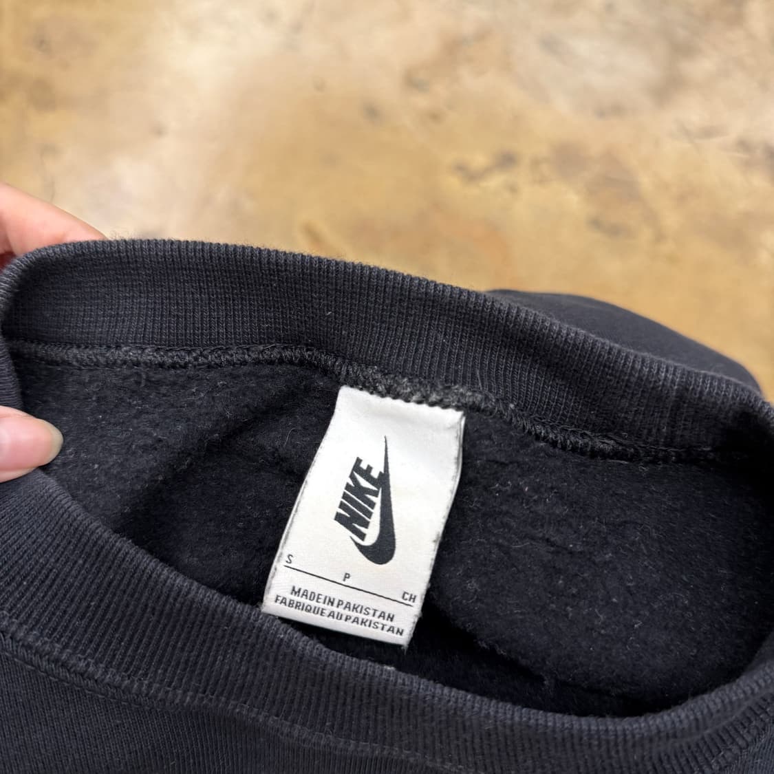 [정품/S,90] 나이키 Nrg 스우시 블랙 맨투맨 b10 상품이미지5