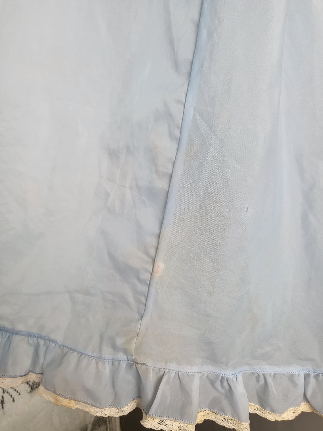 빈티지 베이비 블루 슬립 원피스 상품이미지5