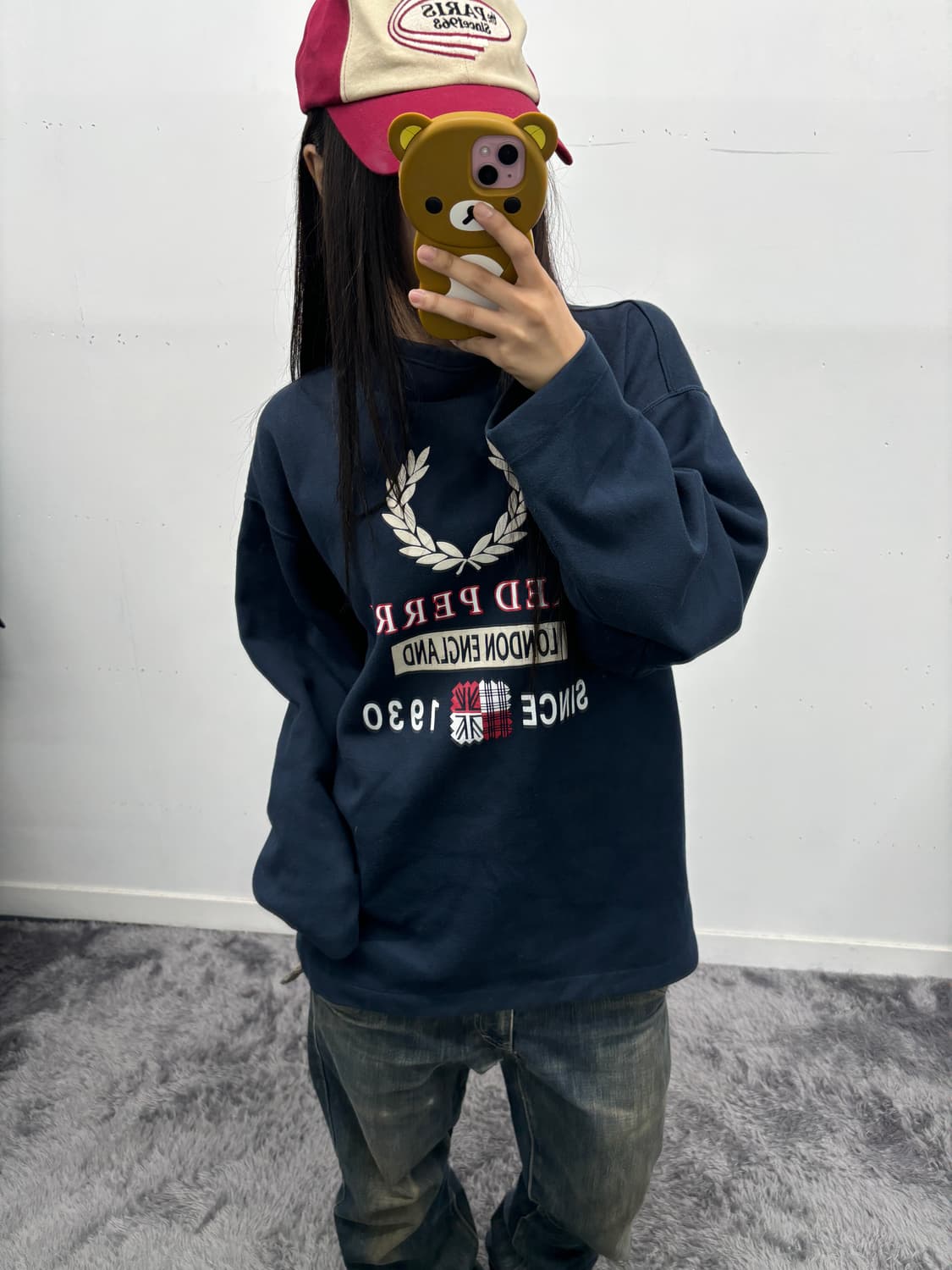 Fred perry 하프넥 긴팔티 상품이미지1