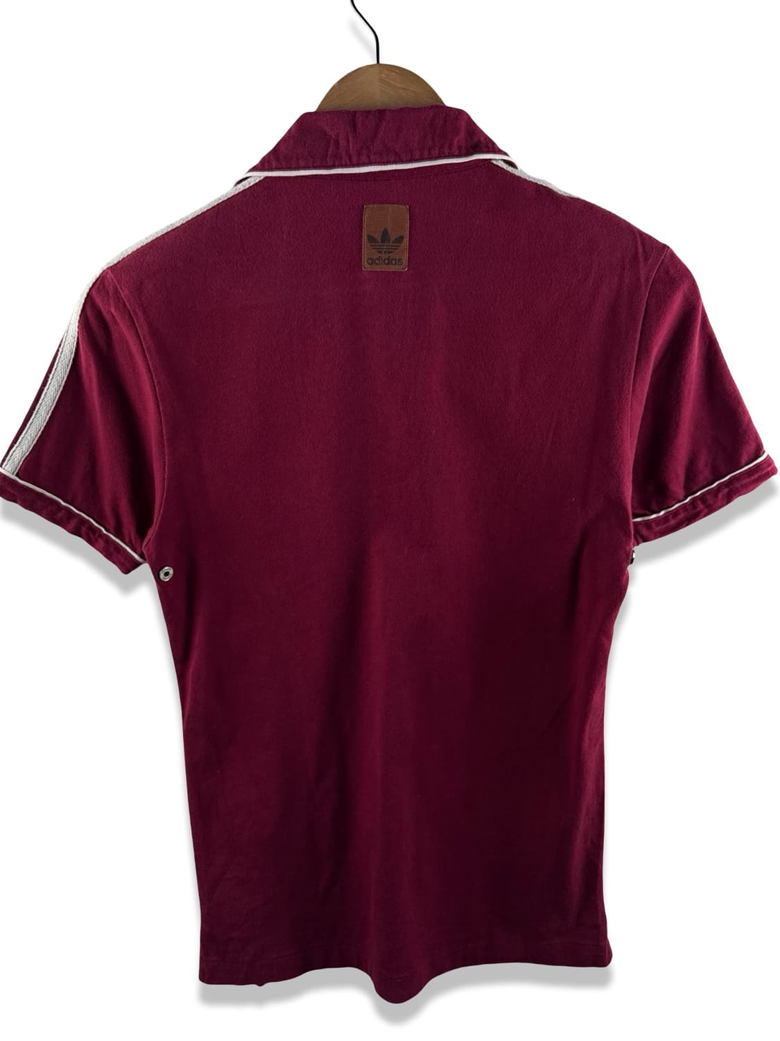 베스파X아디다스 와인 버건디 카라티셔츠2573 상품이미지2