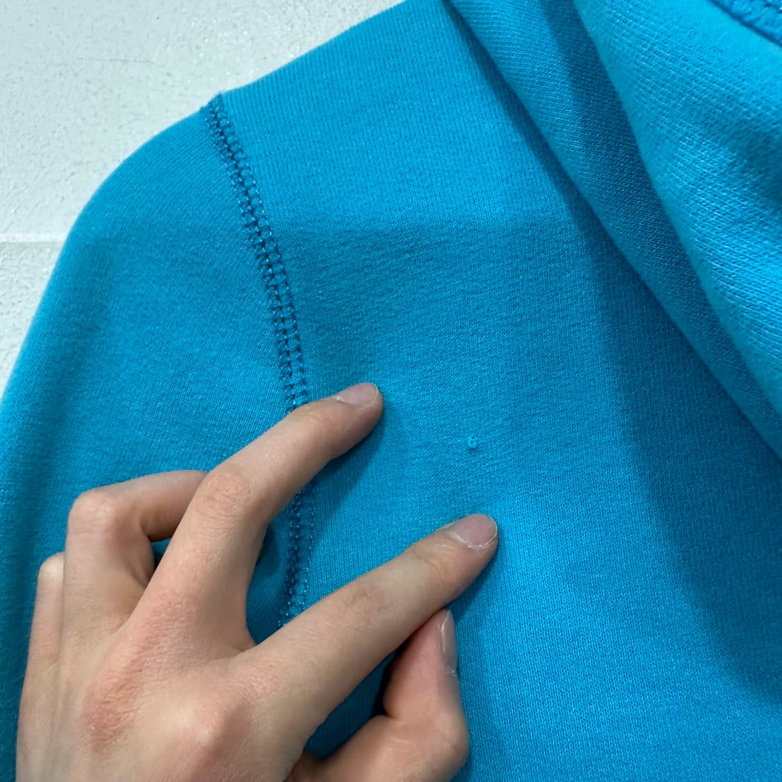 홀리스터 블루 아치로고 후드집업 상품이미지5