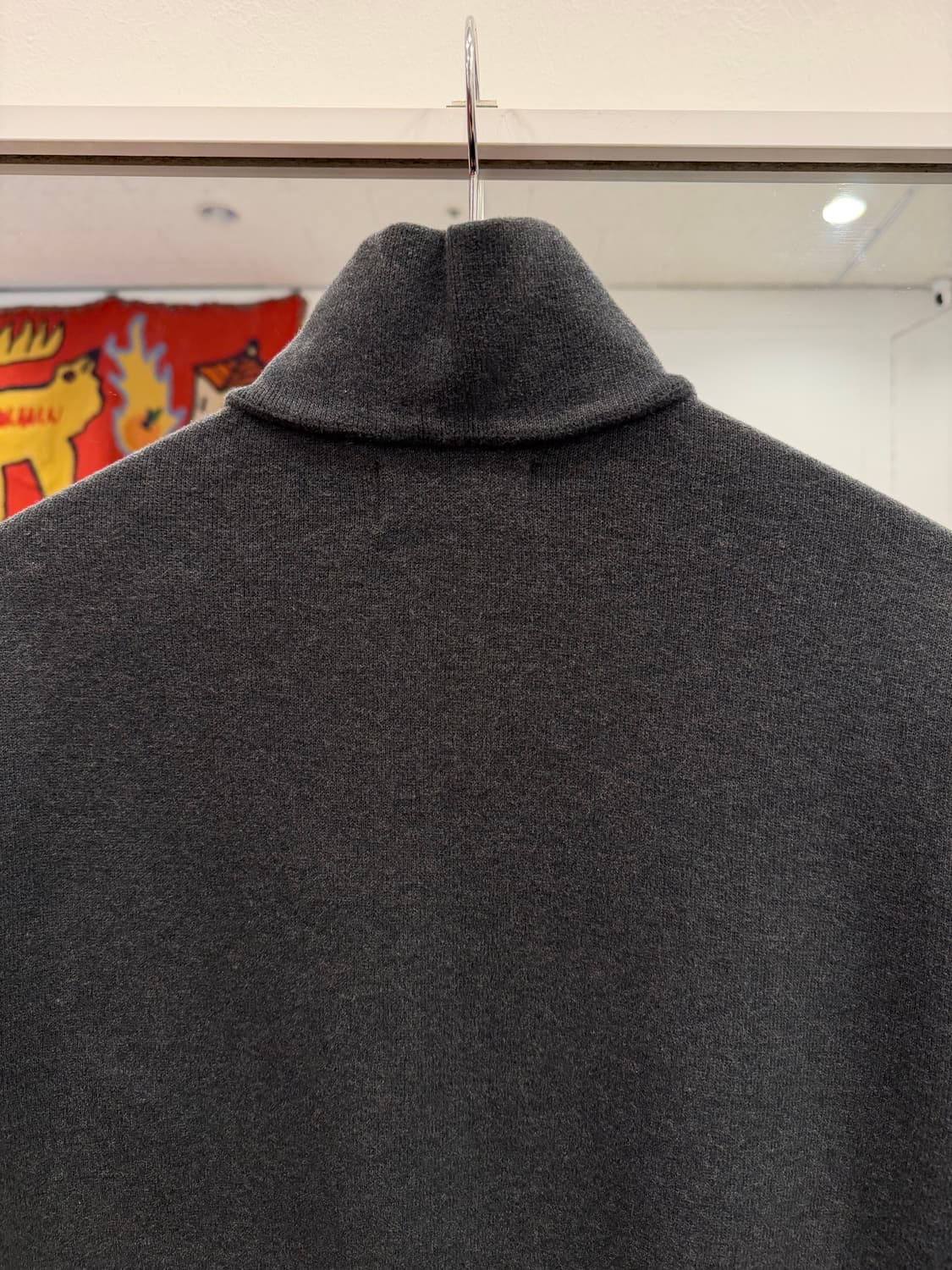 Polo RL 폴로 랄프로렌 하프넥 쿼터 집업 니트 (chacoal) 상품이미지7