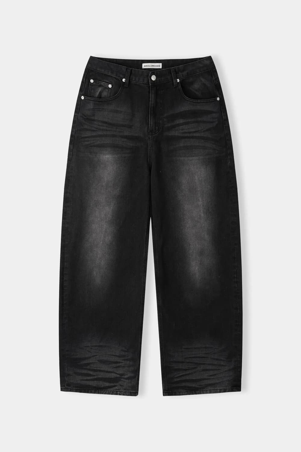 어널러코드 엠보워싱 데님팬츠[블랙] 상품이미지1