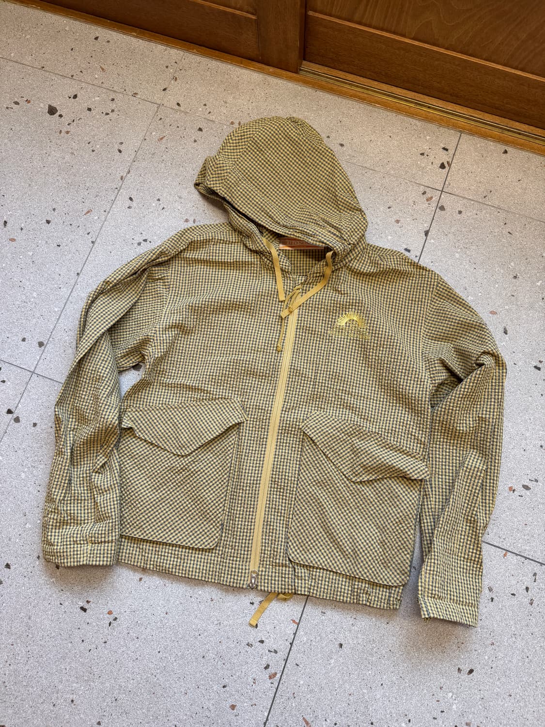 HELLO SUNRISE 엘로우 후드 자켓 M 상품이미지1