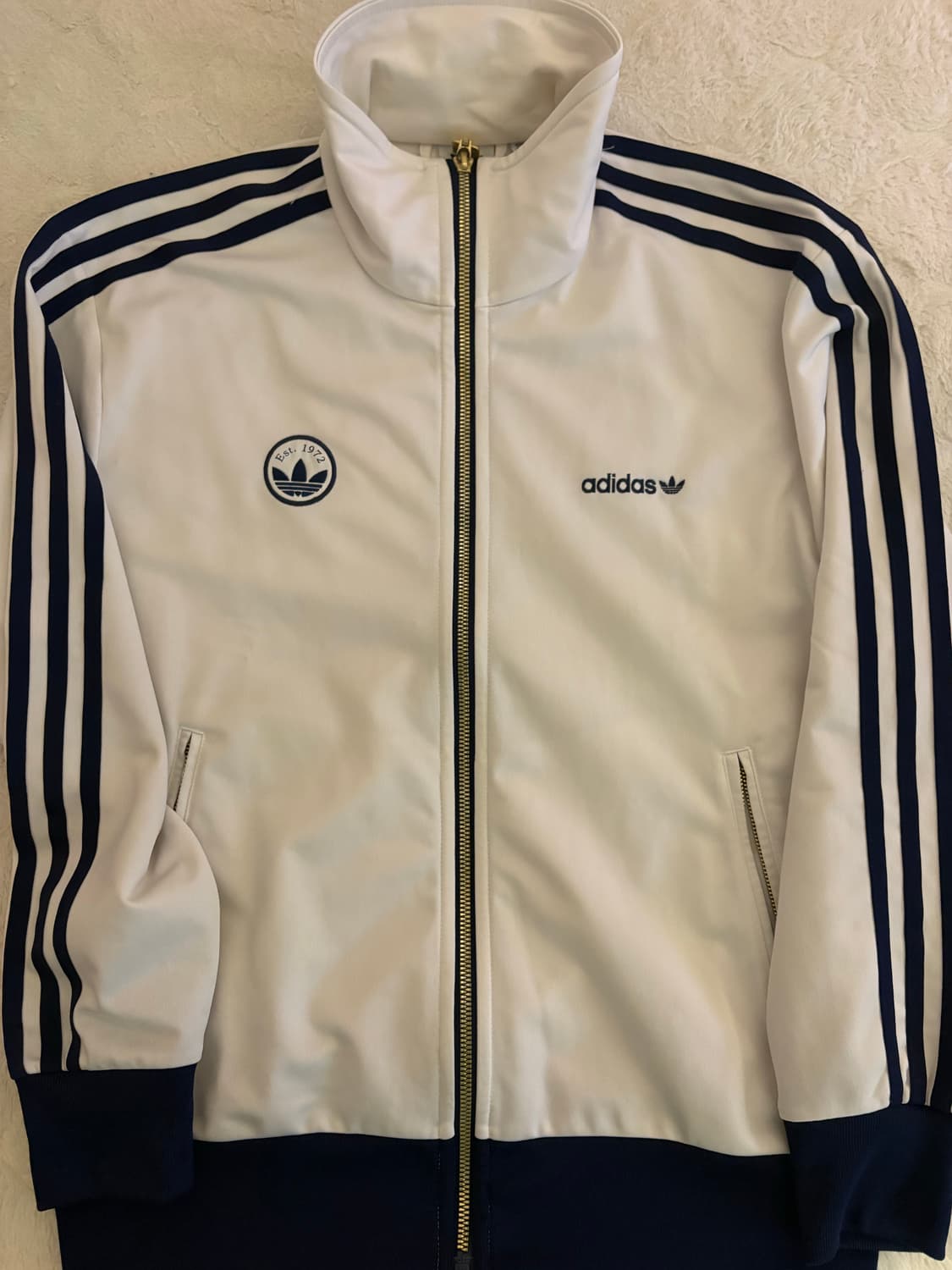 아디다스 파이어버드 배지 트랙탑 클라우드 화이트 상품이미지1