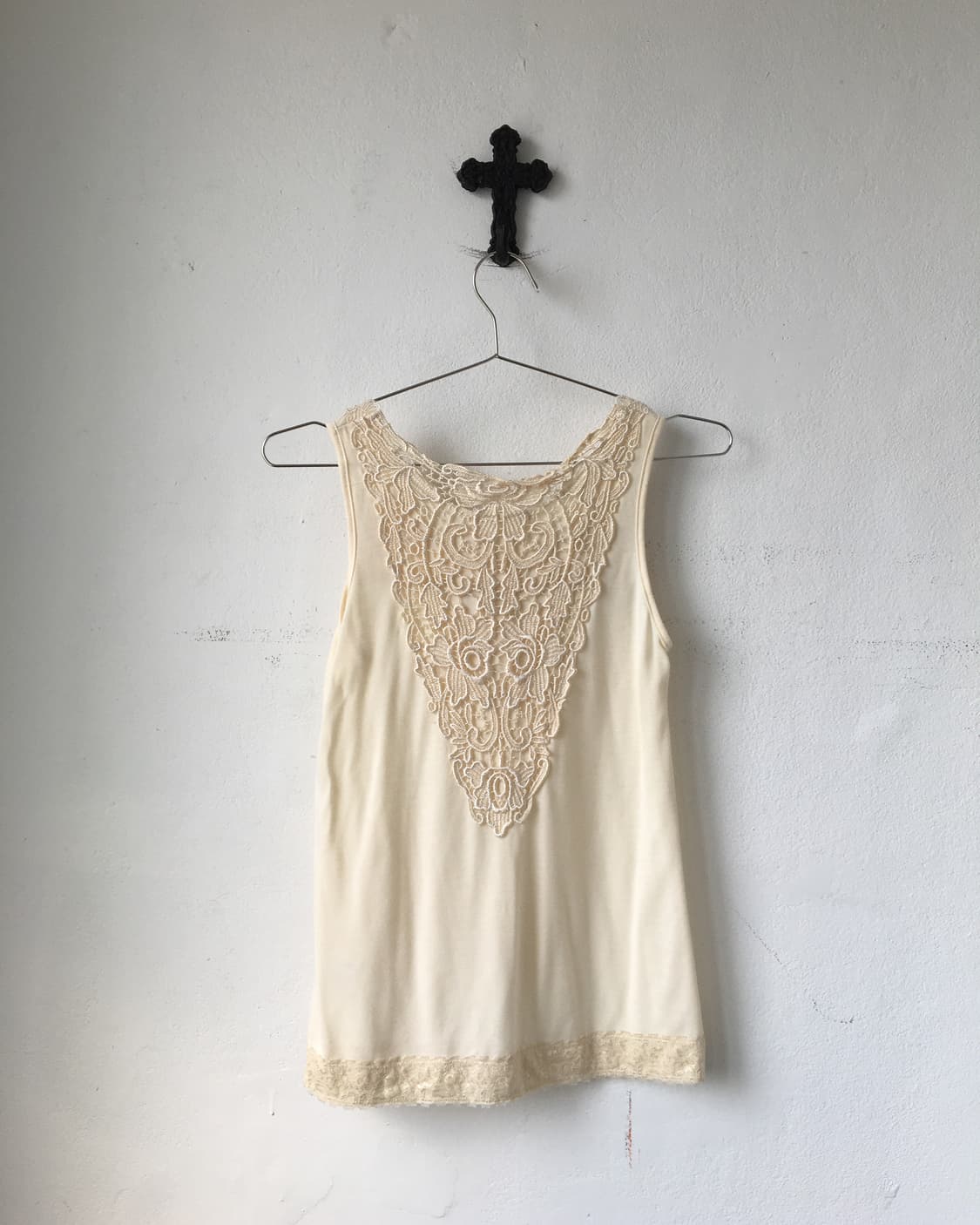 Axes femme lace trimming back crochet po 상품이미지2