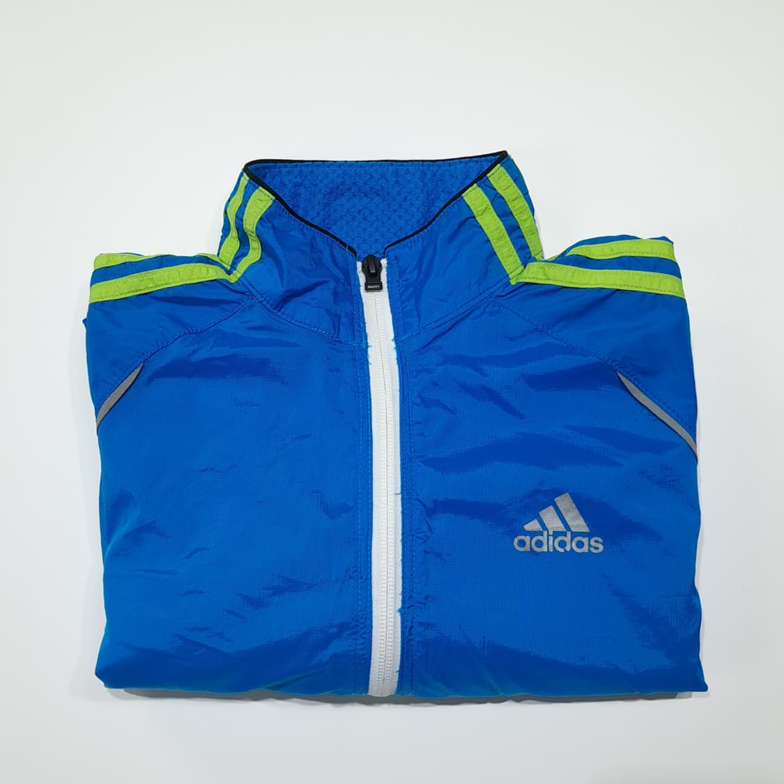 CL992 아디다스 90s 리플렉티브 코랄블루 크롭 바람막이 자켓 상품이미지6
