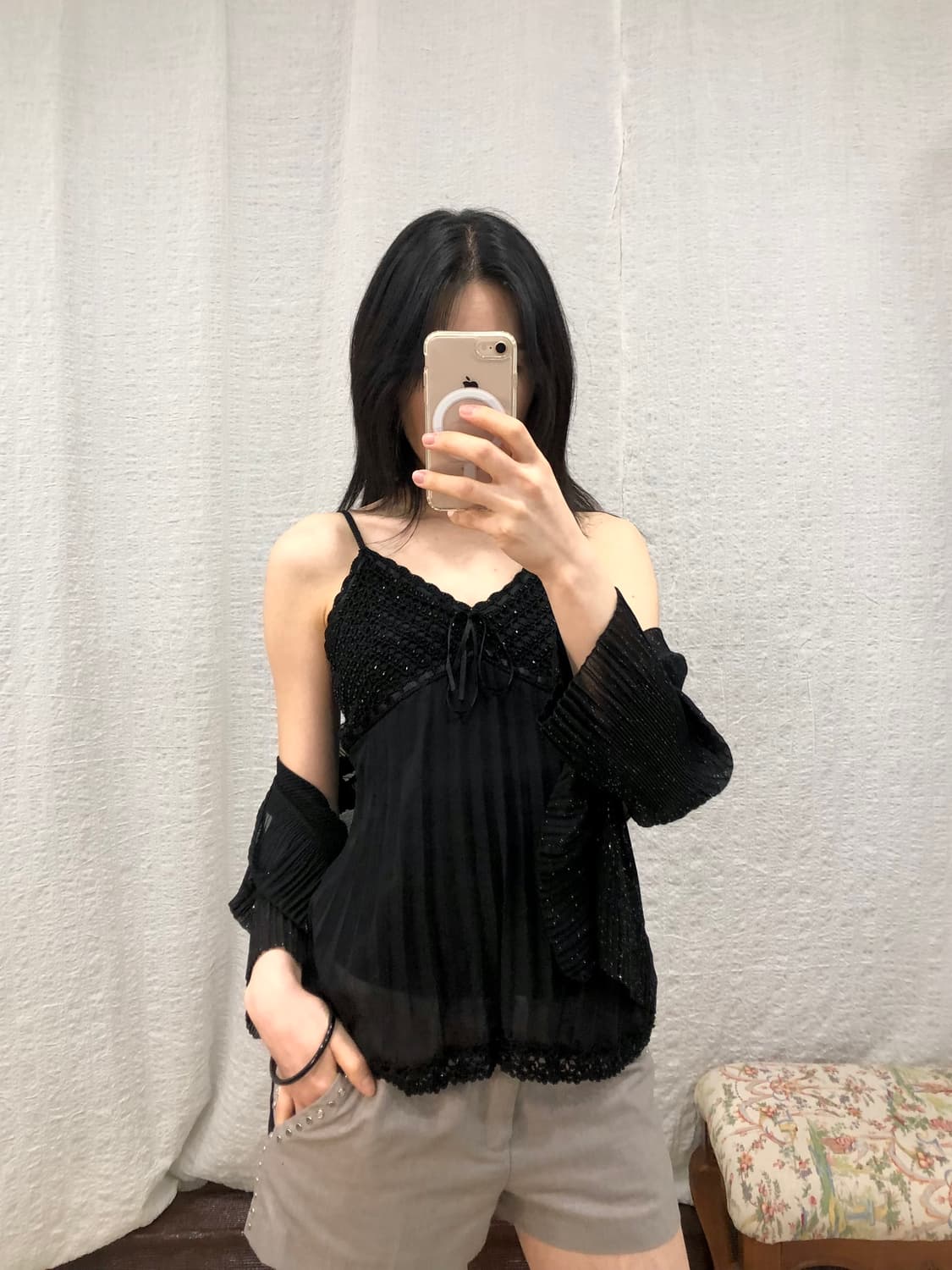 noir beaded camisole 상품이미지3
